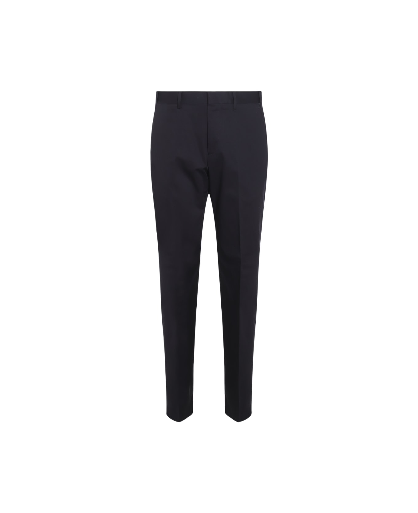 Lardini Blue Cotton Pants - Blue
