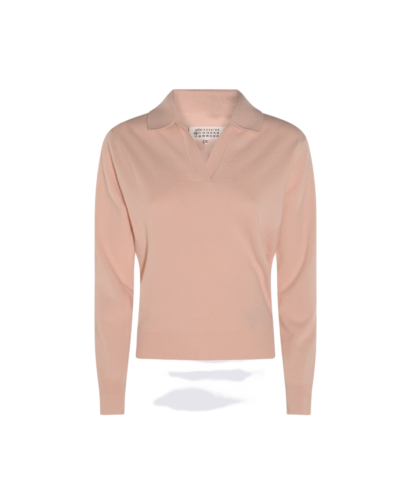 Maison Margiela Pink Wool Knitwear - PALE PINK
