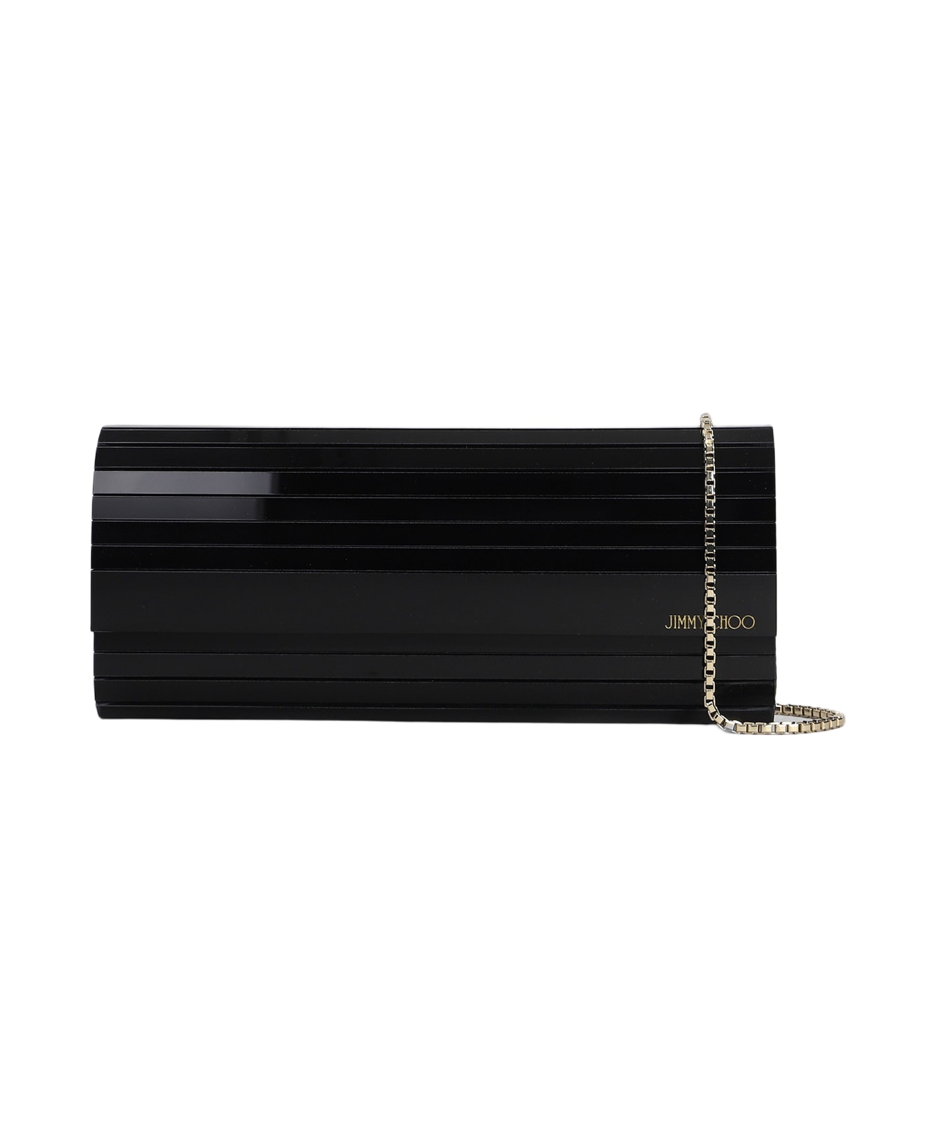 Jimmy Choo Sweetie Clutch In Black Acrylic - black