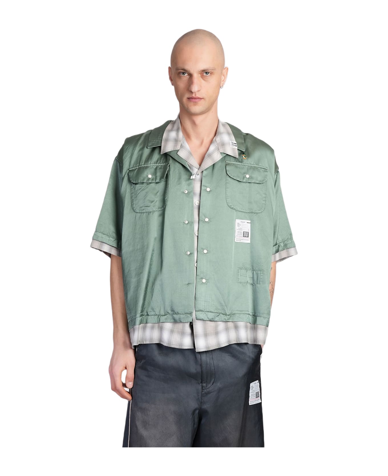Mihara Yasuhiro Shirt In Khaki Cotton - khaki