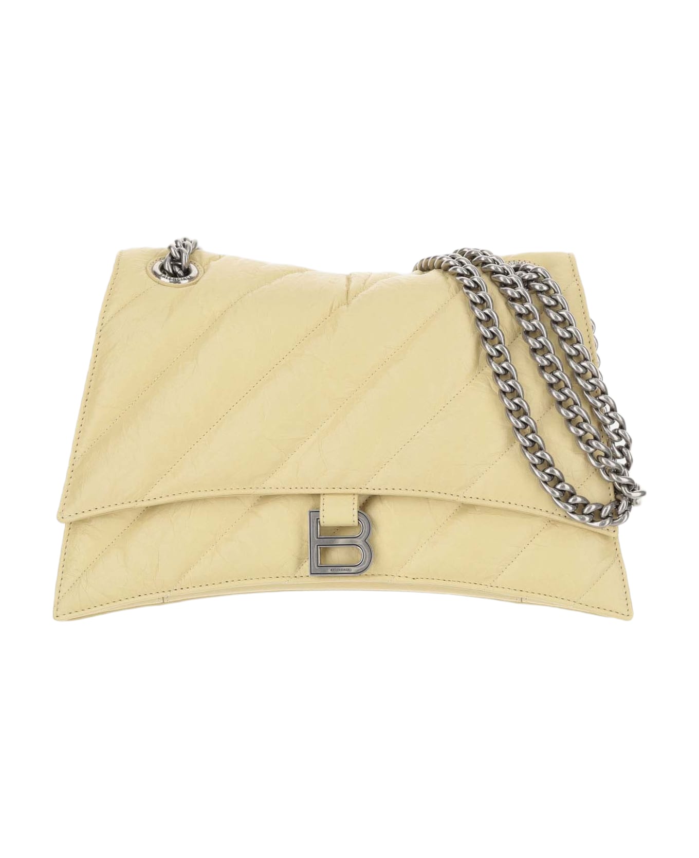 Balenciaga Medium Quilted Crush Chain Bag - Yellow