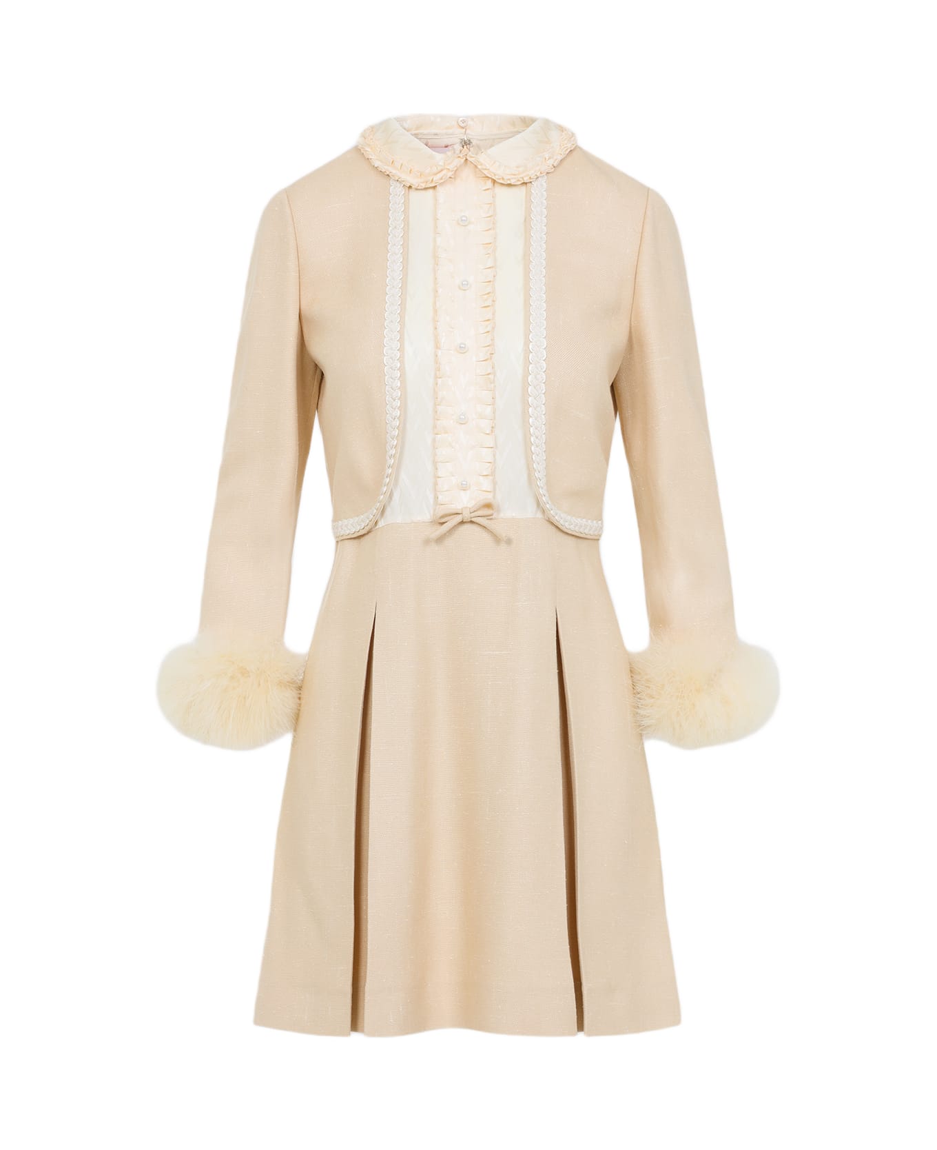 Valentino Feathers Mini Dress - Etf Betulla
