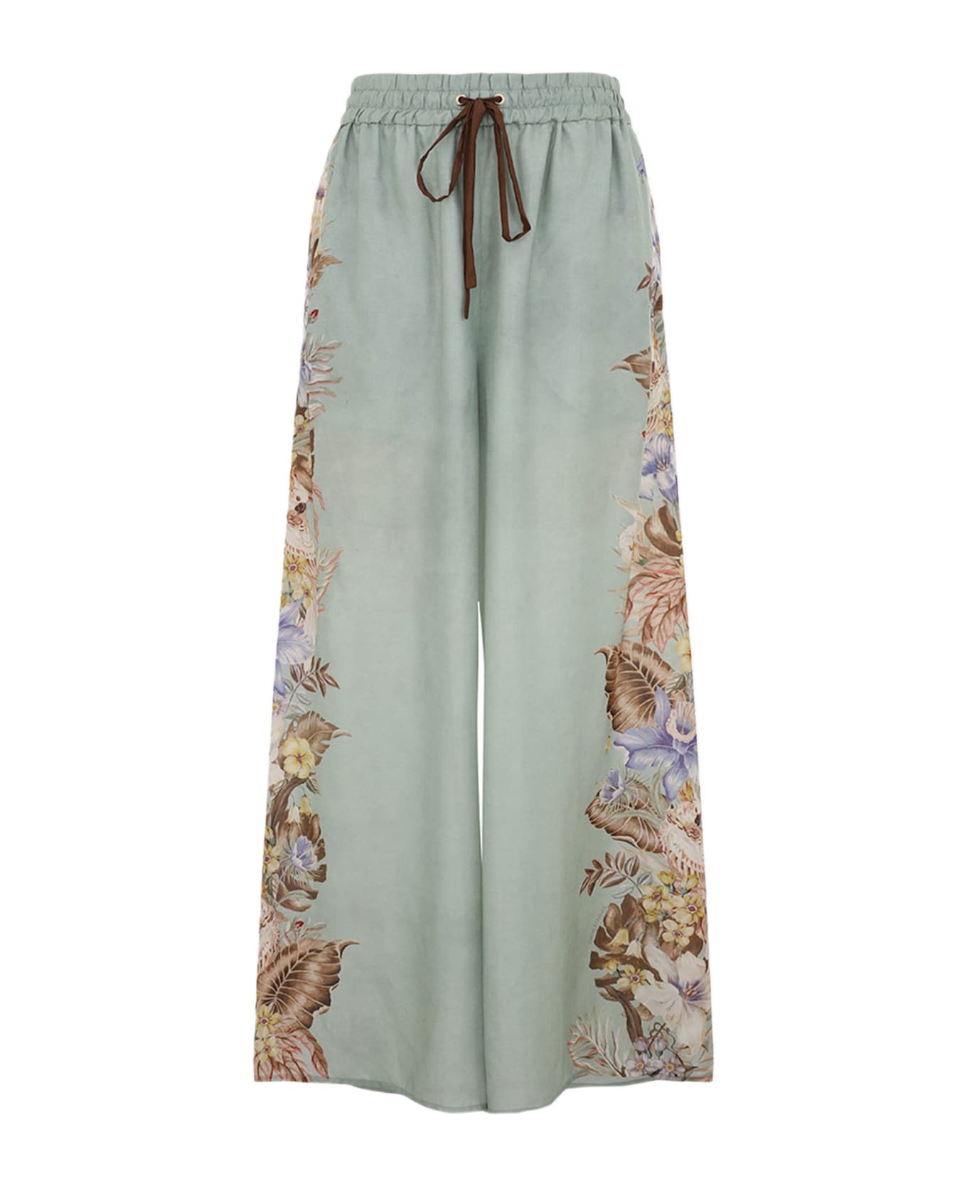 Zimmermann Coco Relaxed Pant - Green