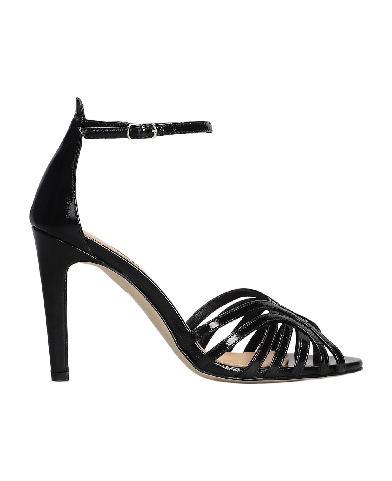 The Seller Sandals In Black Leather - black