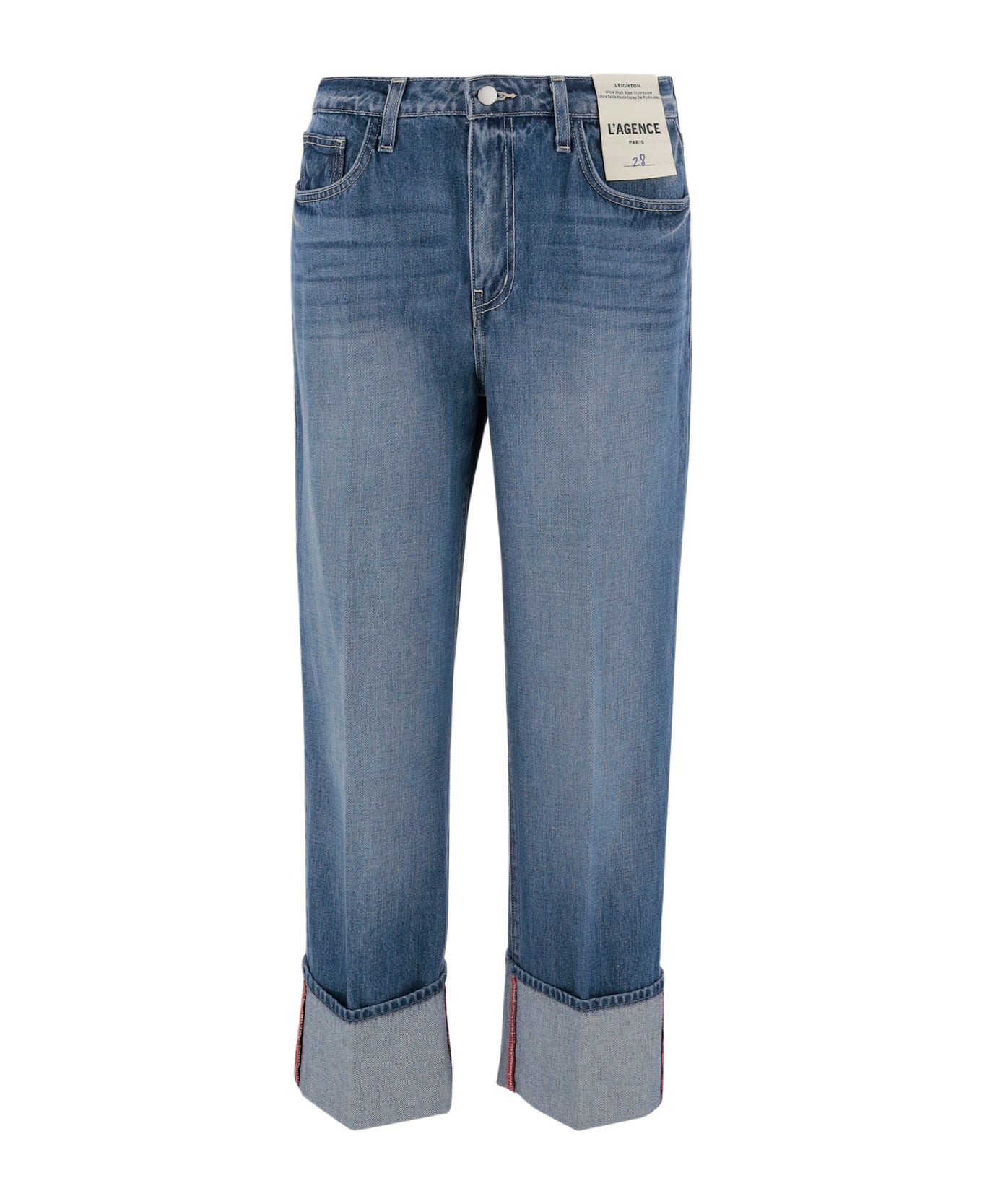 L'Agence Denim Jeans With Lapels - Denim