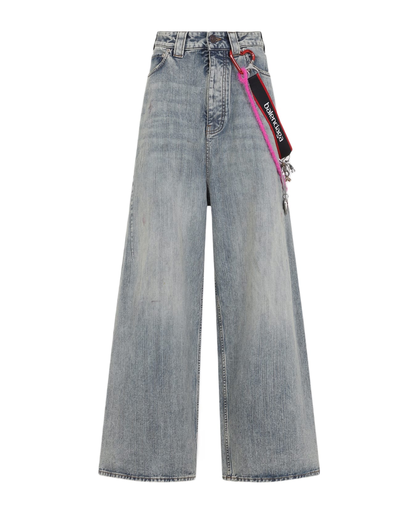 Balenciaga Charms Baggy Jeans - Stained