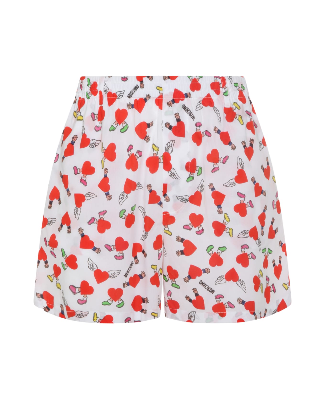 Moschino White Cotton Shorts - White