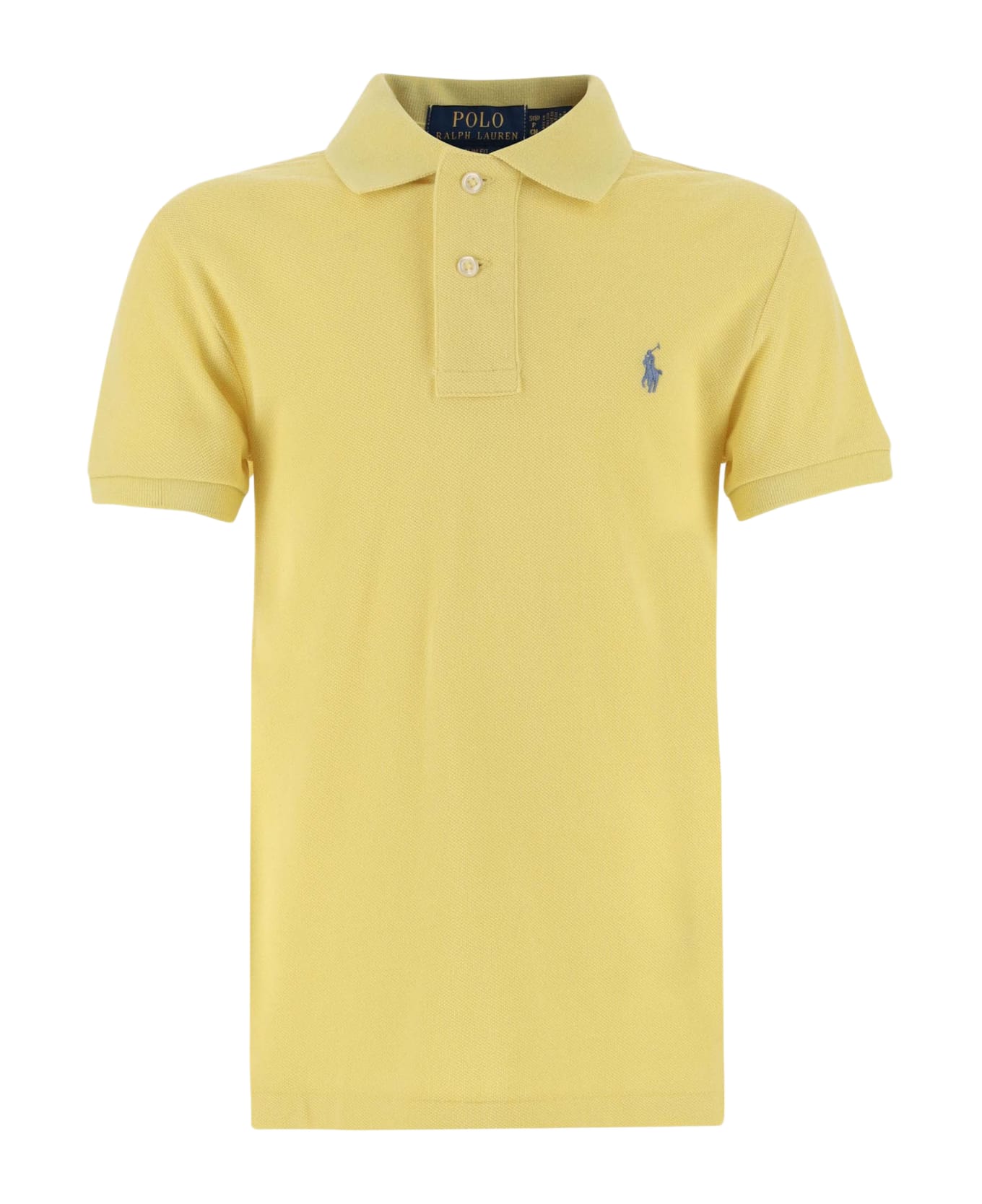 Polo Ralph Lauren Cotton Polo Shirt With Logo - Yellow