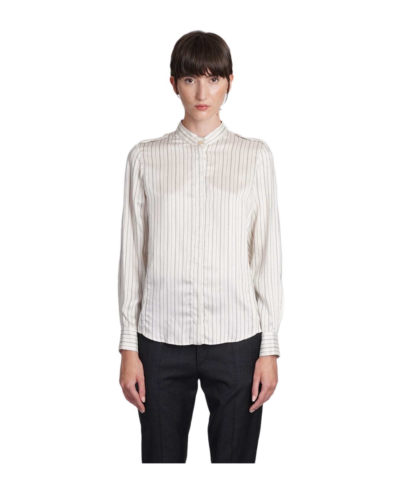 Isabel Marant Ilda Silk Shirt - WHITE シャツ