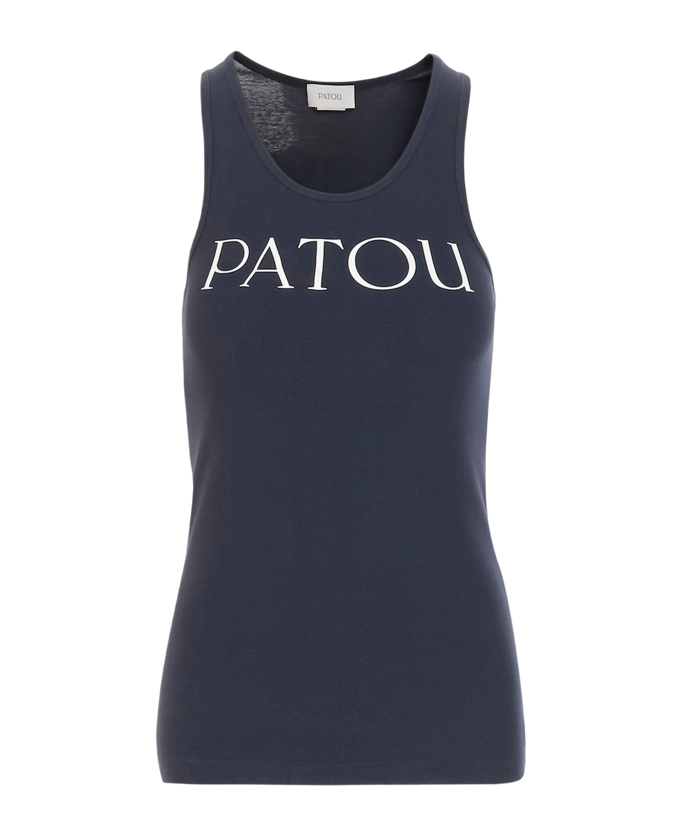 Patou Tank Top With Logo - Blue