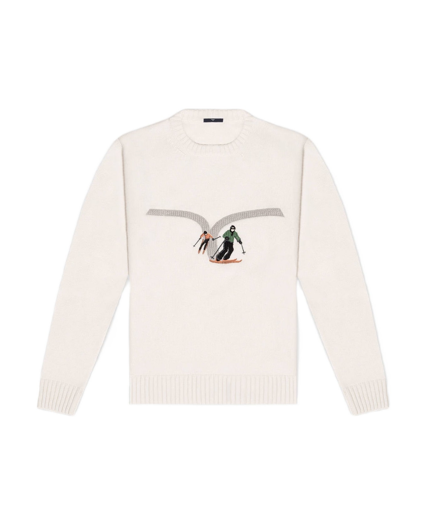 Larusmiani Sweater Pink Panther Sweater - Ivory
