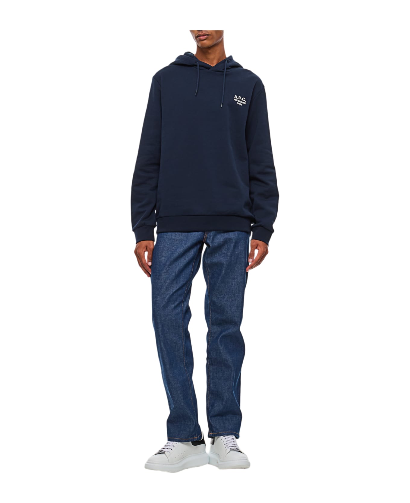 A.P.C. Hoodie Standard Rue Madame - Blue