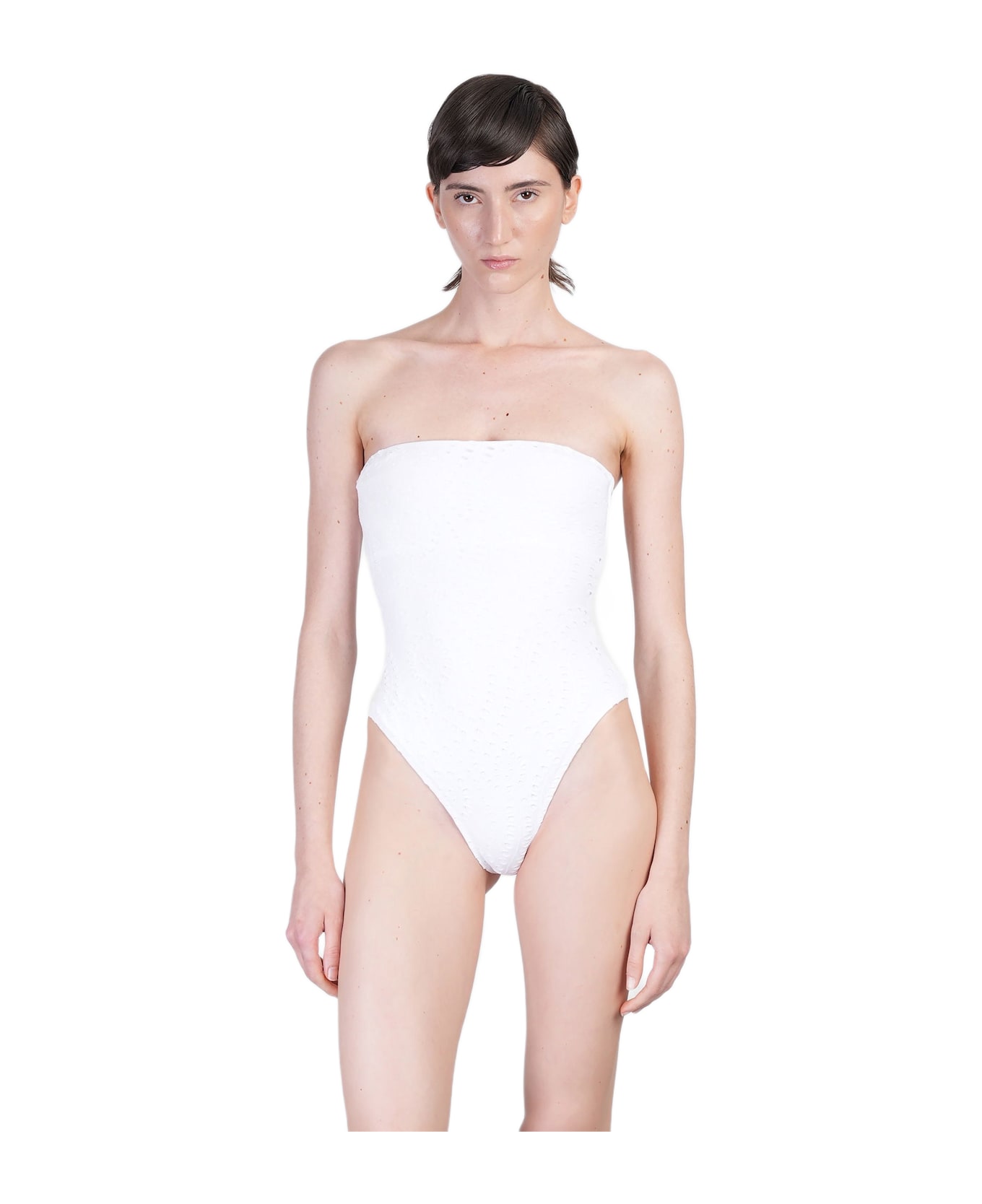 MC2 Saint Barth Kayla Beachwear In White Polyamide - white