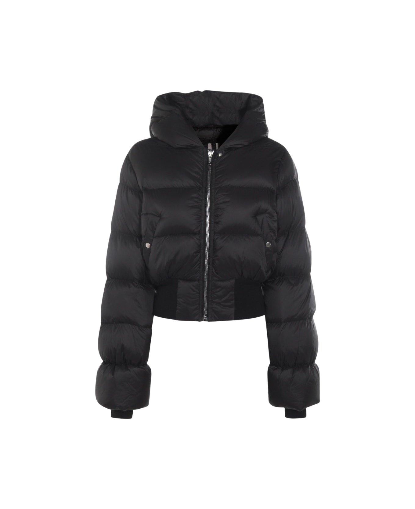 Rick Owens Black Down Jacket - Black