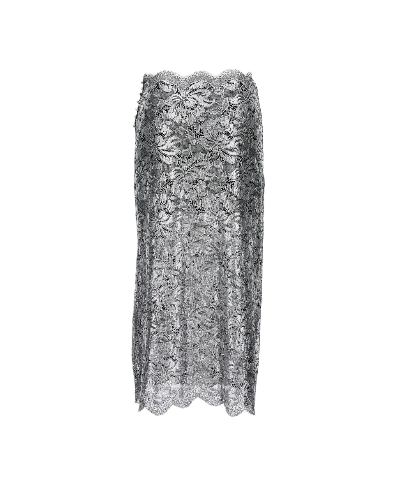 Paco Rabanne Long Skirt - Black