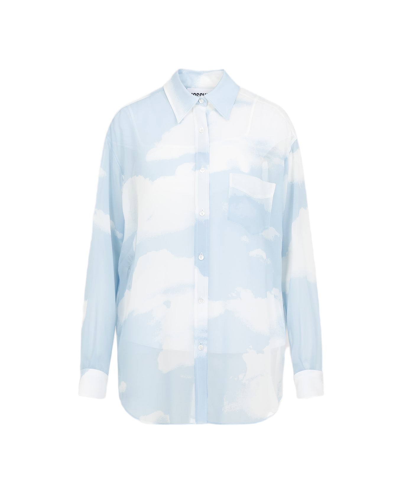 Moschino All Over Print Shirt - Azzurro