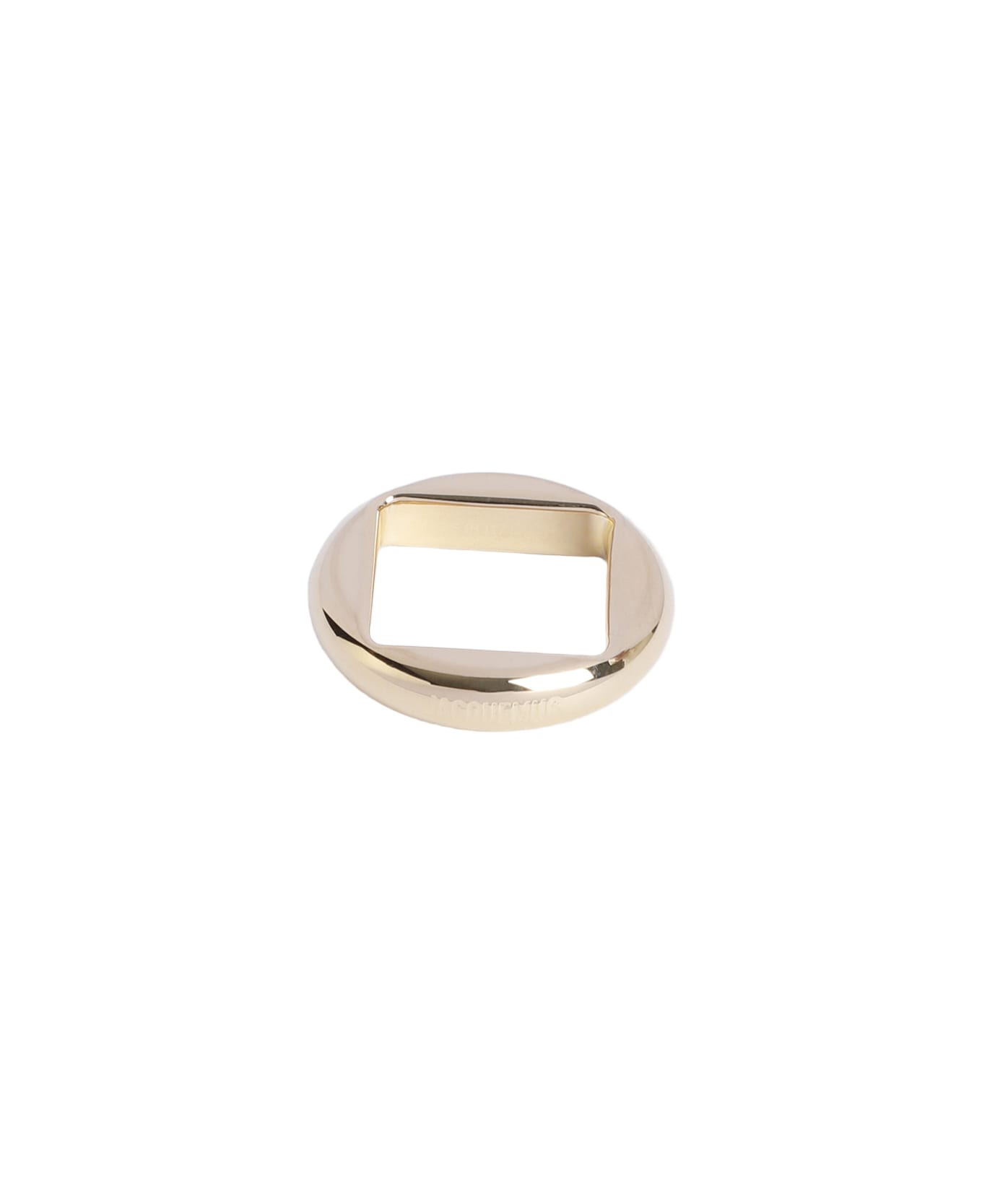 Jacquemus La Bague Rond Ring - Light Gold