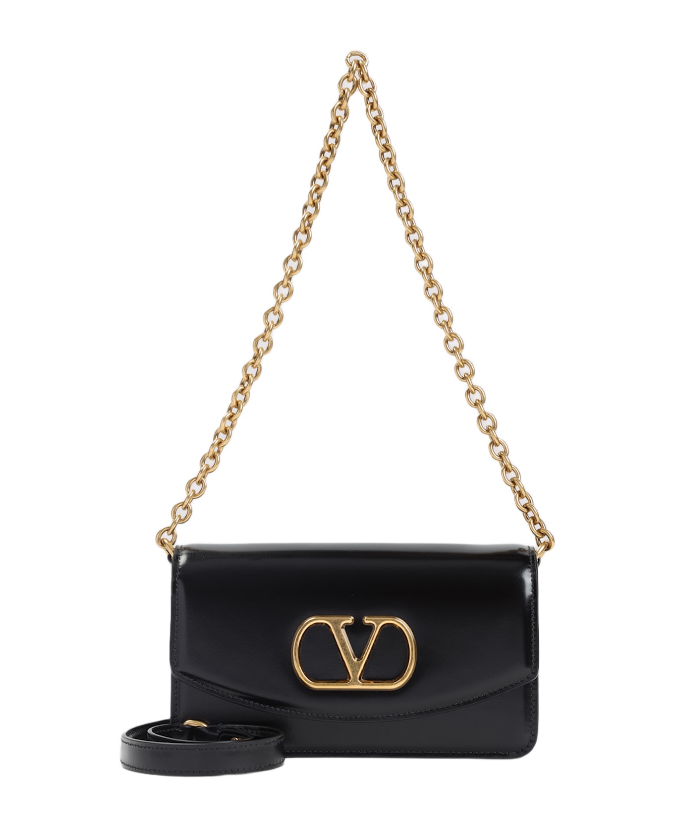 Valentino Garavani Small Clutch - No Nero