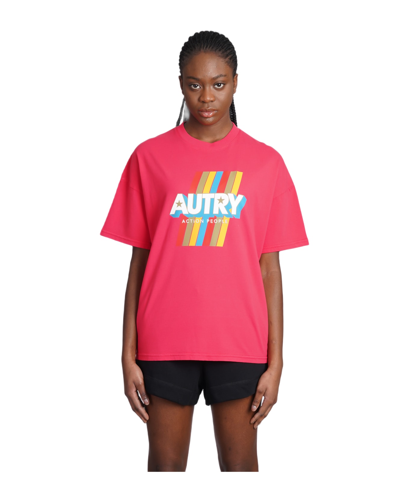Autry T-shirt From - fuxia