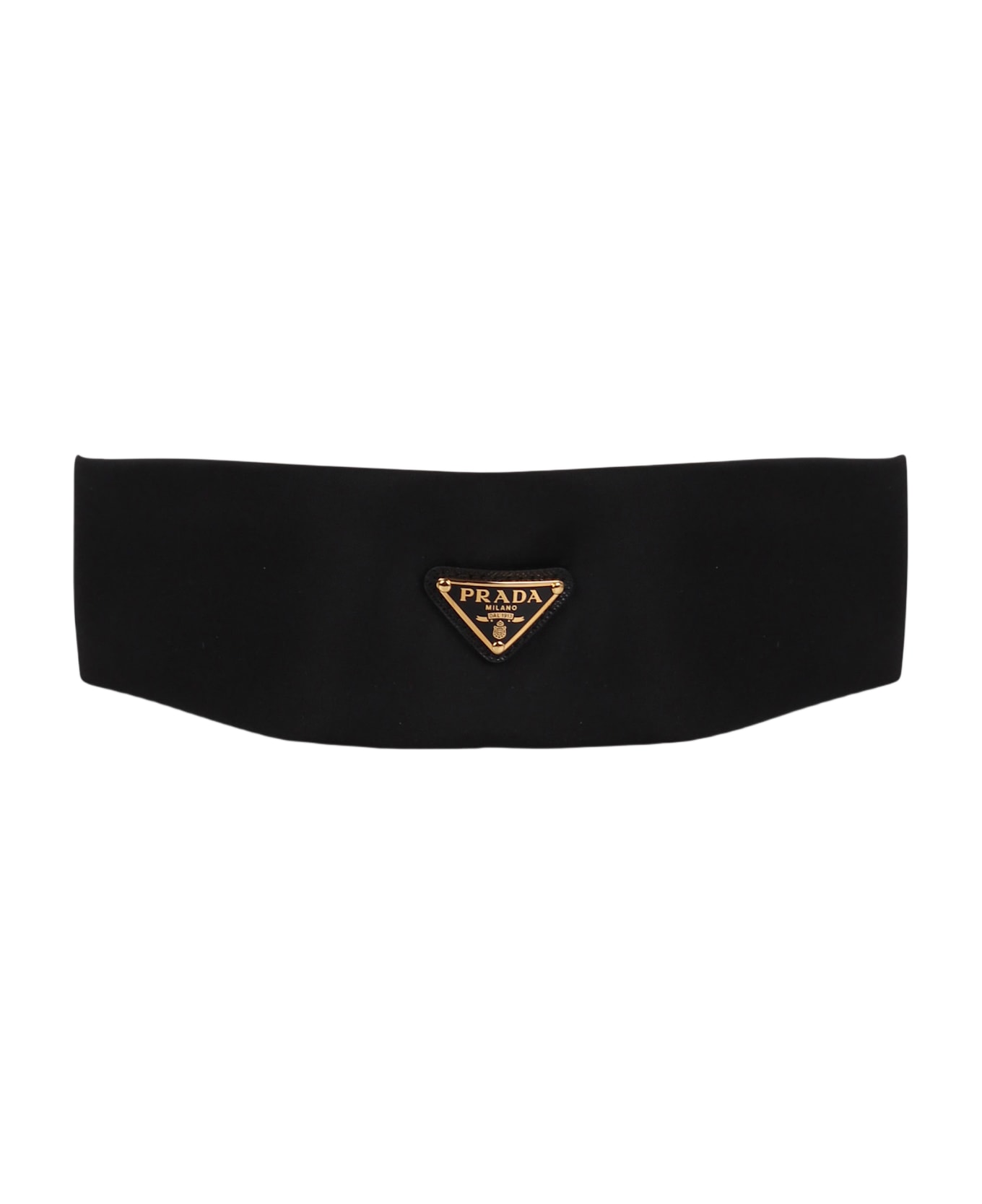 〓PRADA〓 BLACK ロゴ プレート ナイロン パデット ヘッドバンド 0400019361732_BLACK?wid=600&