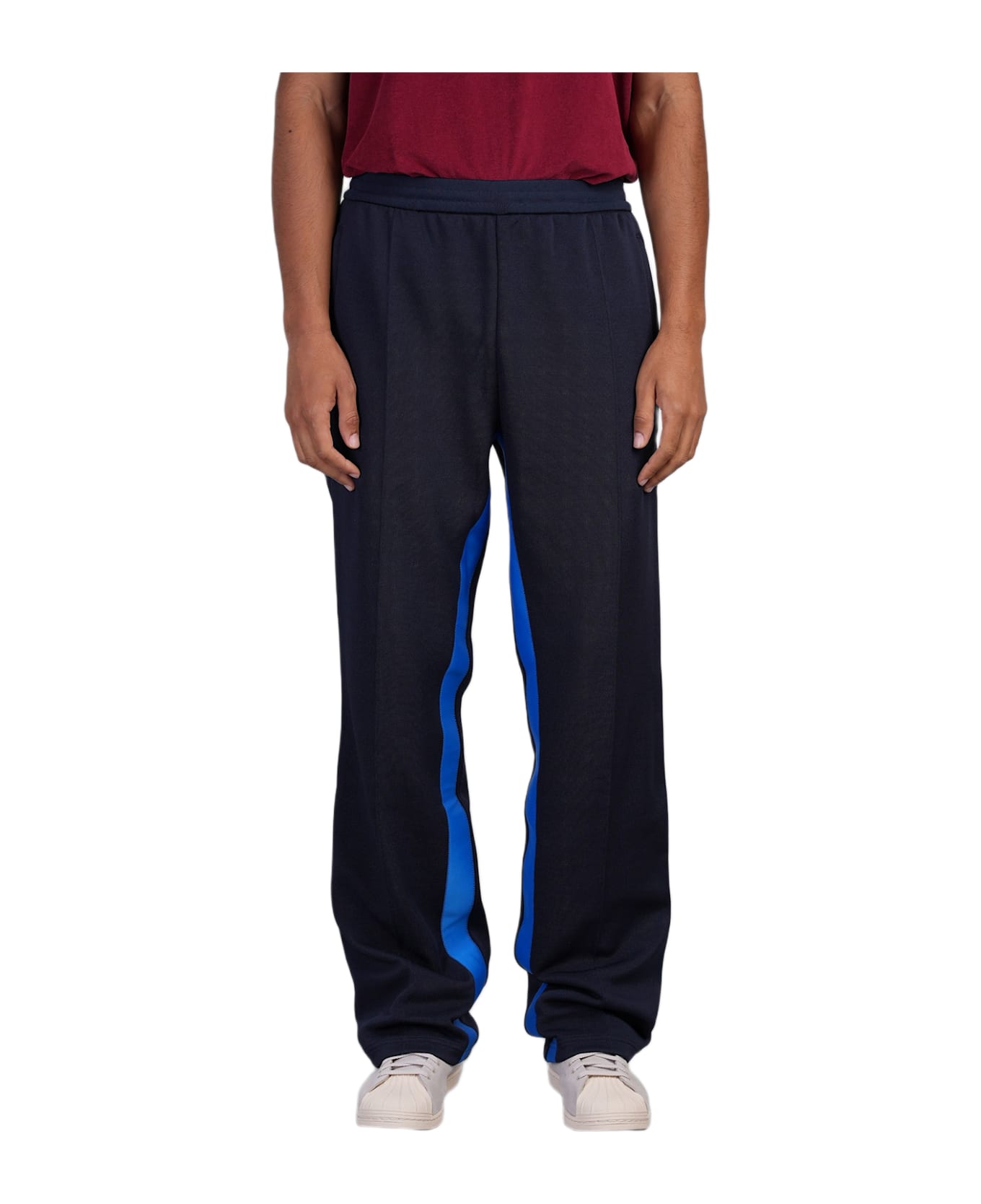 Adidas Originals by Wales Bonner Pique Tp Pants In Blue Cotton - blue