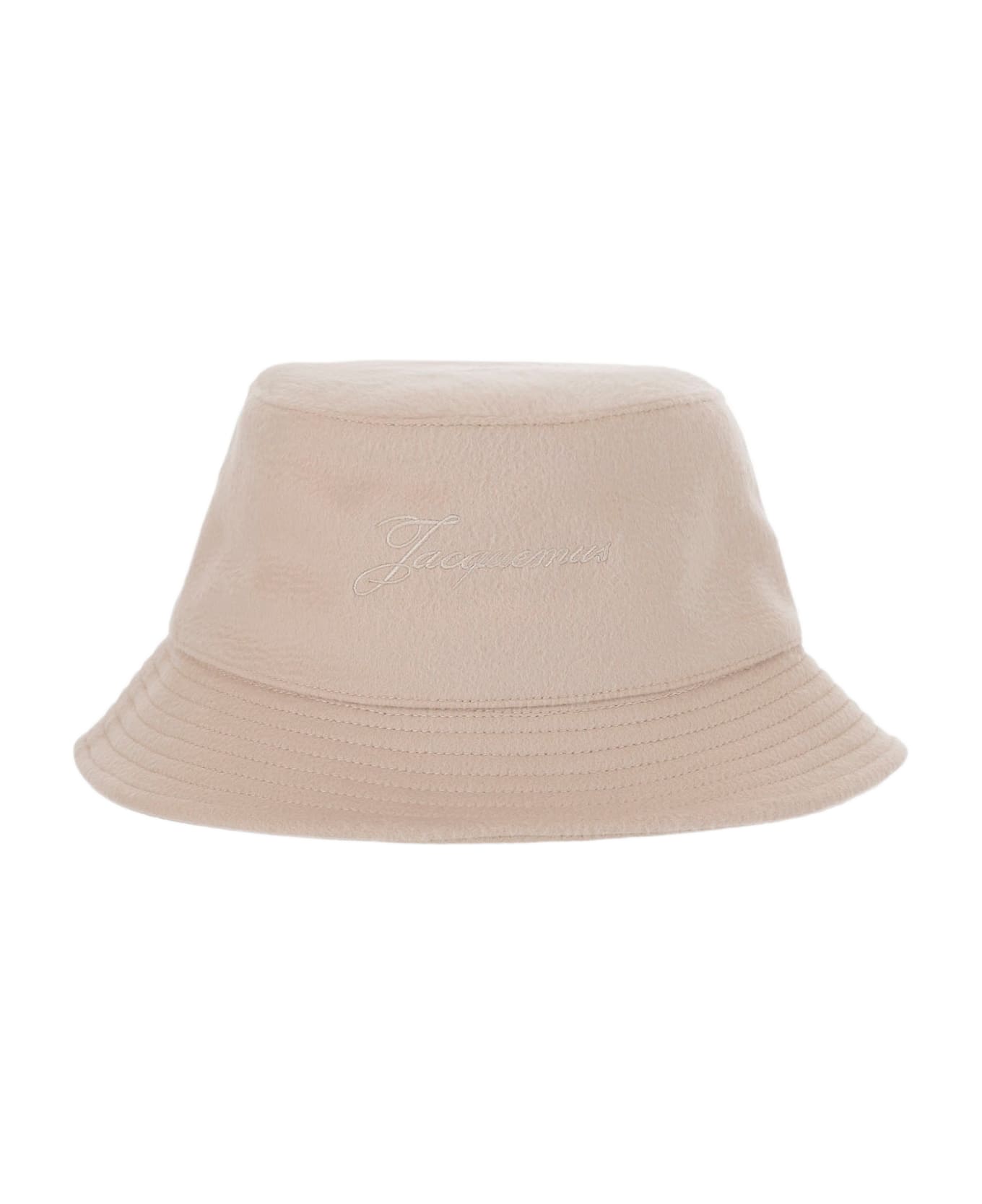 Jacquemus Wool Bucket Hat - Beige