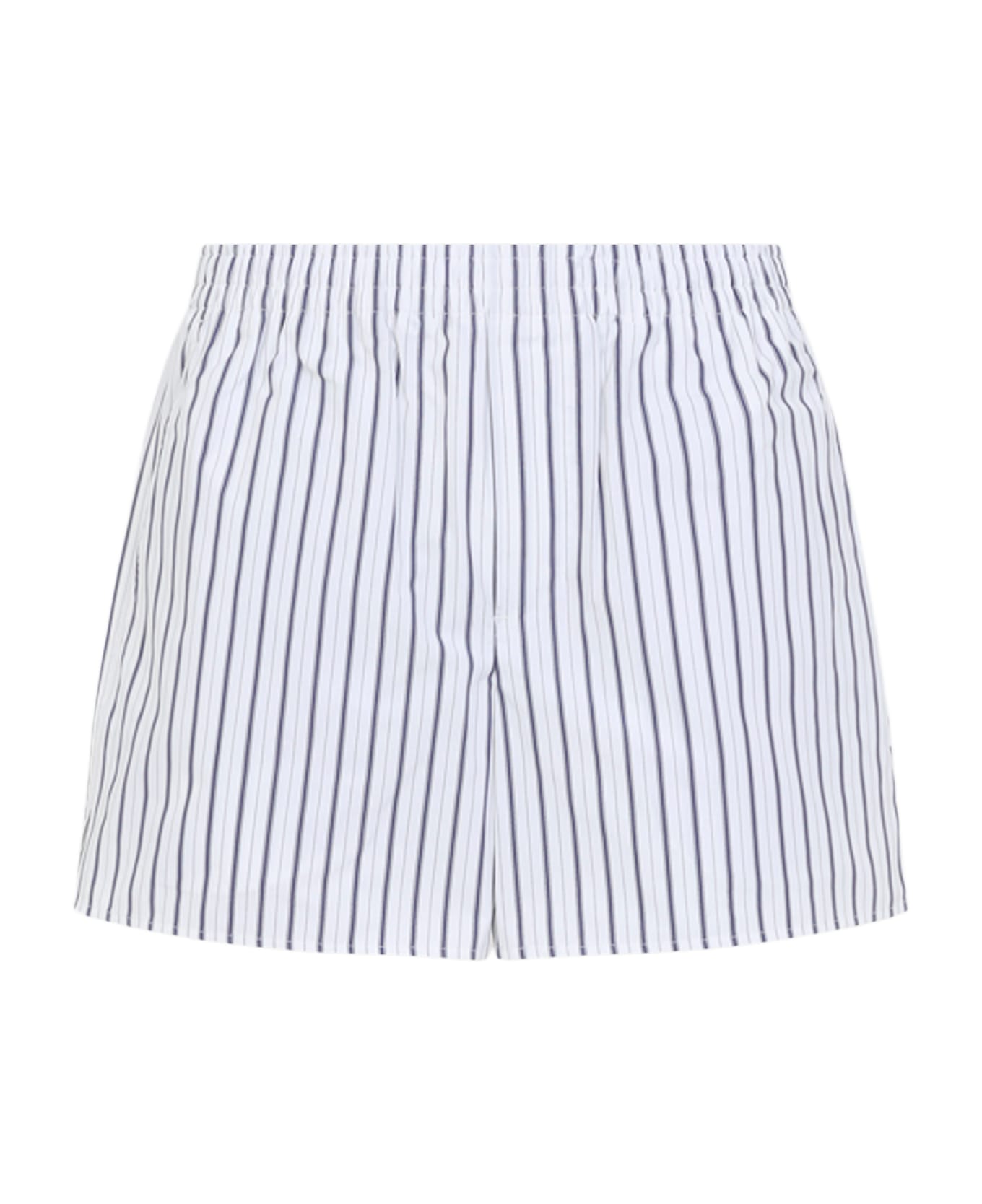 Ami Alexandre Mattiussi Elasticated Shorts - Blanc Encre