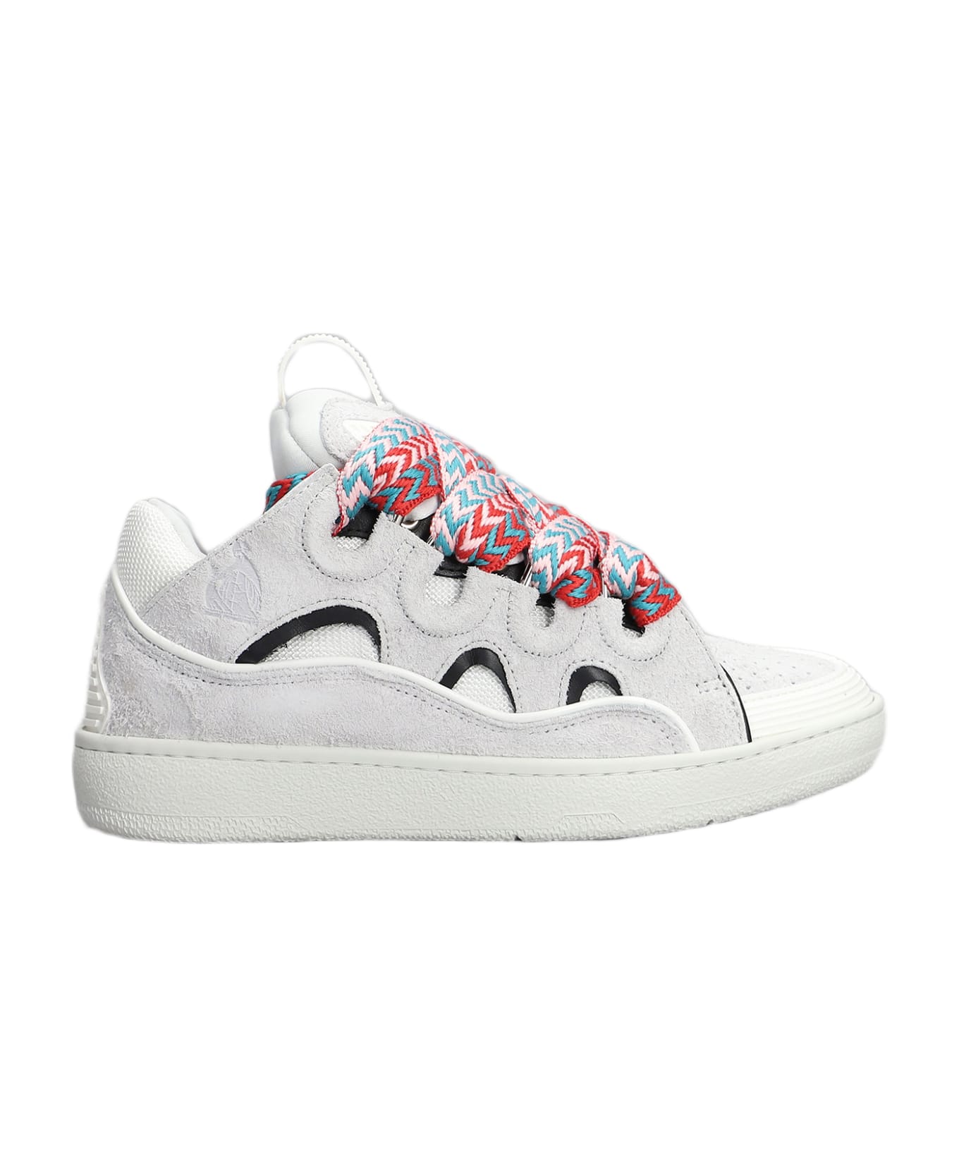 Lanvin Curb Sneakers In White Leather - white スニーカー