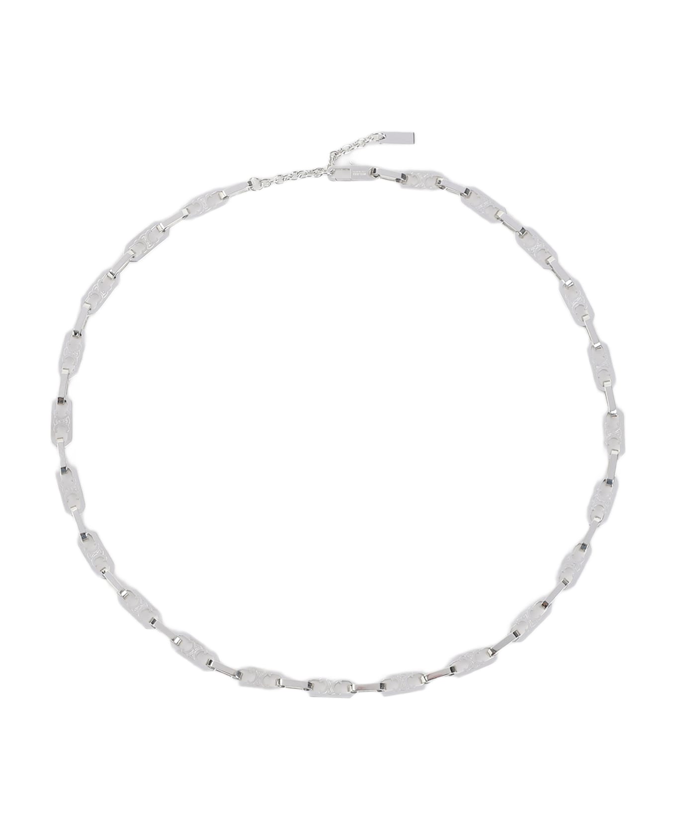 Celine Small Octagon Necklace - Si Silver