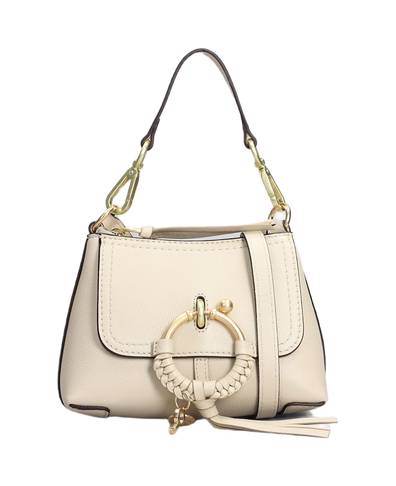 See by Chloé Joan Mini Shoulder Bag In Beige Leather - beige
