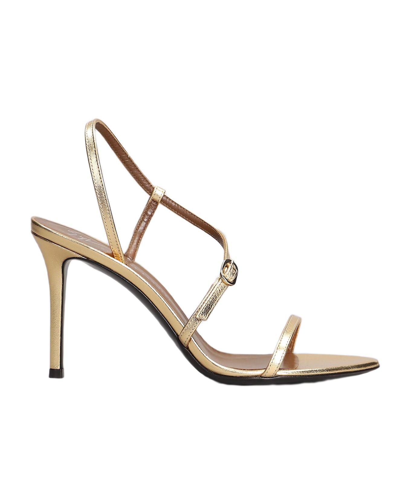 Giuseppe Zanotti Audrinette 90 Sandals In Gold Leather - gold