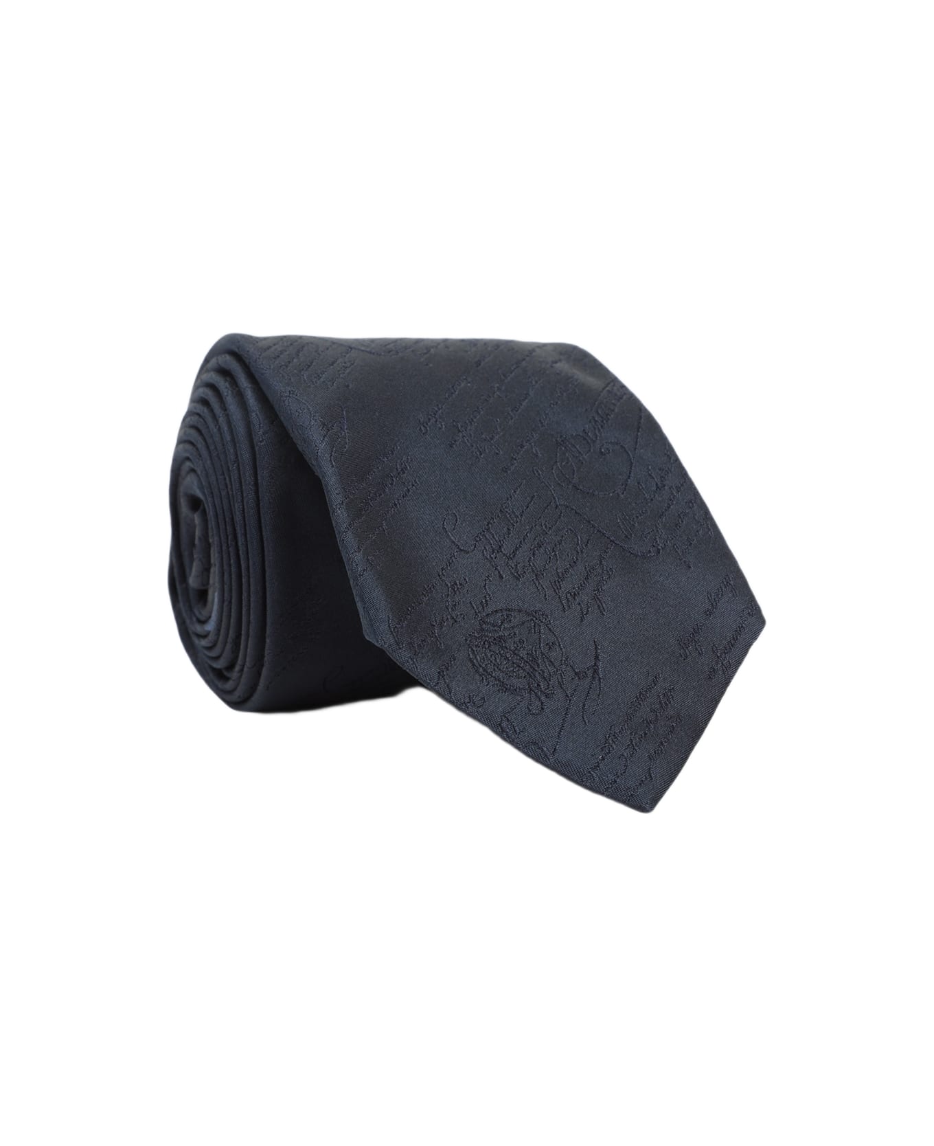Berluti Silk Tie - Midnight Blue