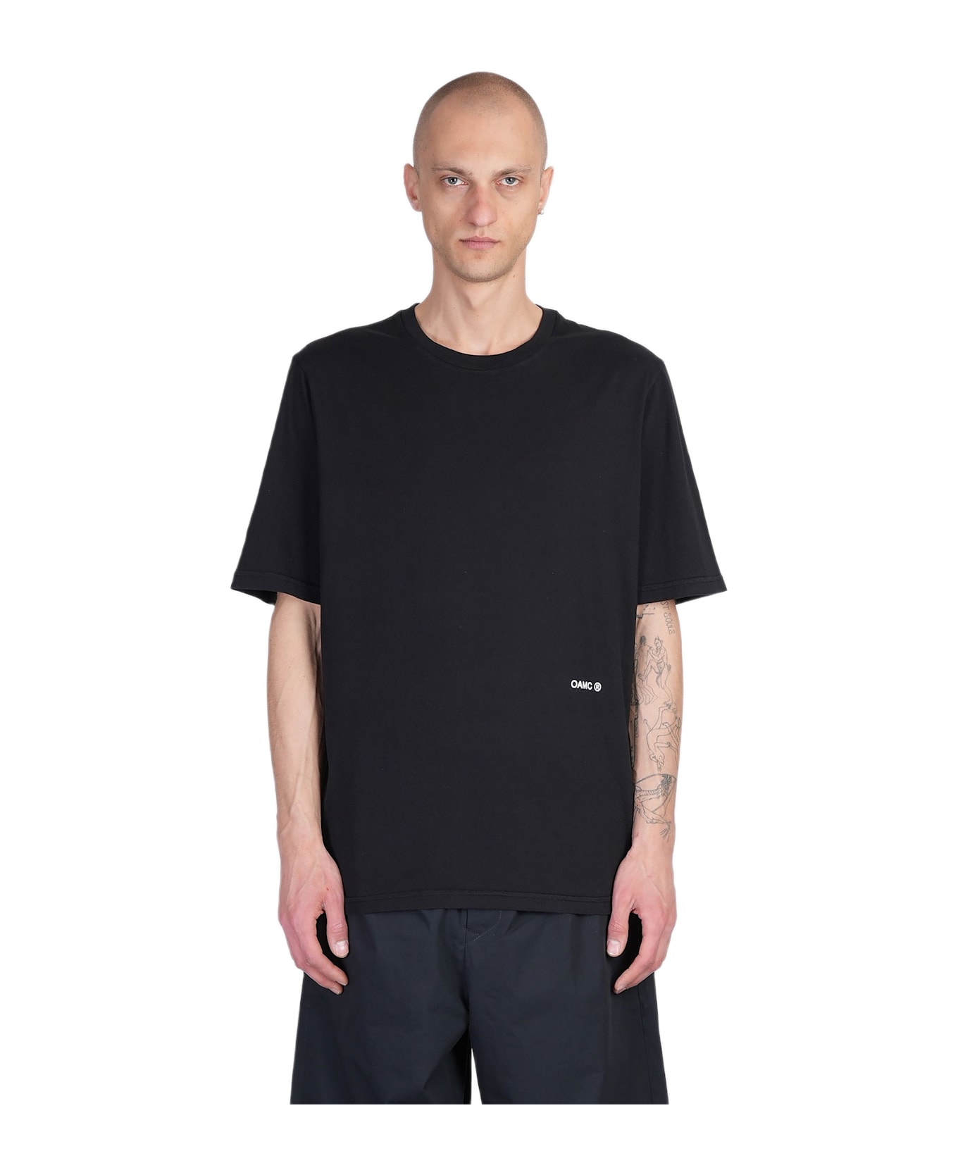 OAMC T-shirt In Black Cotton - black