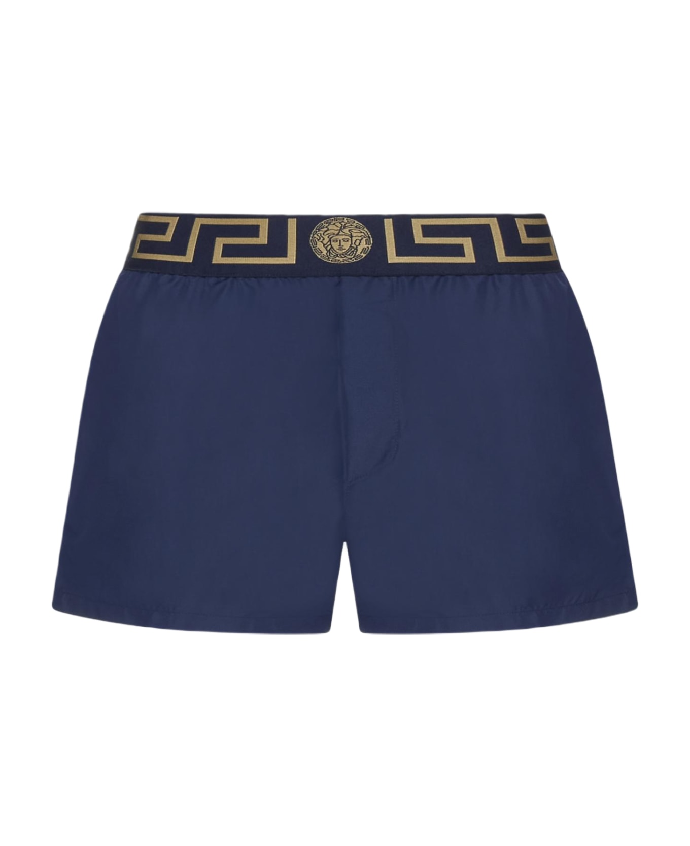 Versace Greca And Medusa Swim Shorts - Blu oro 水着