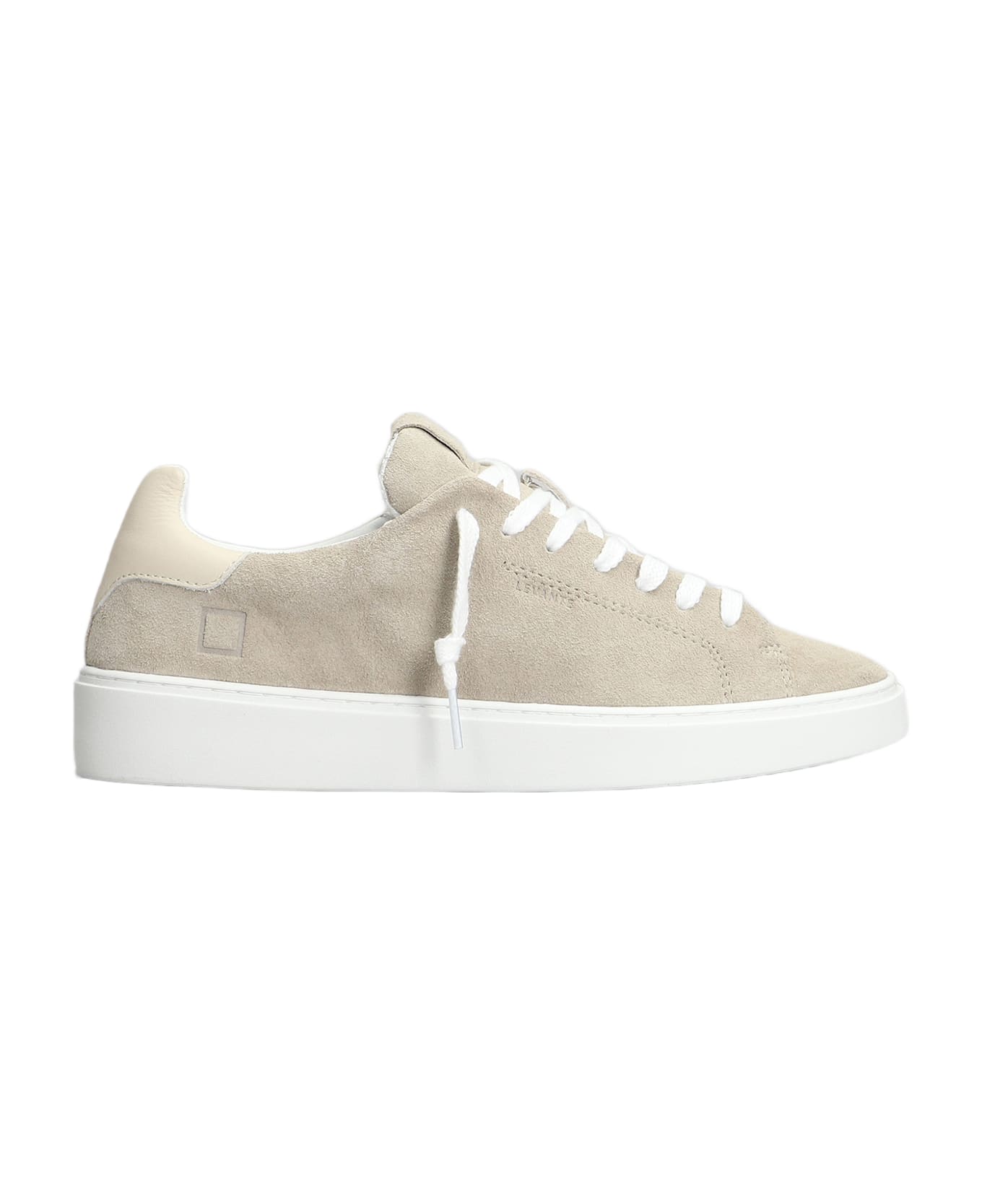 D.A.T.E. Levante Sneakers In Beige Suede - Bi Beige