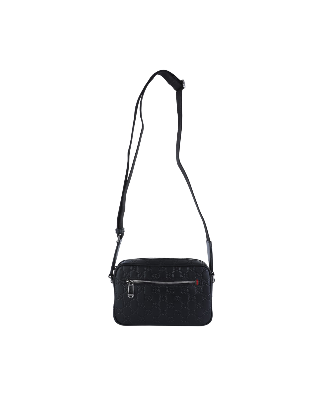 Gucci Black Leather Crossbody Bag - Black