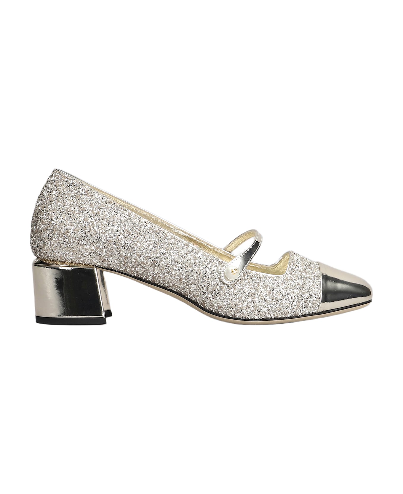 Jimmy Choo Elisa 45 Pumps In Gold Glitter - gold