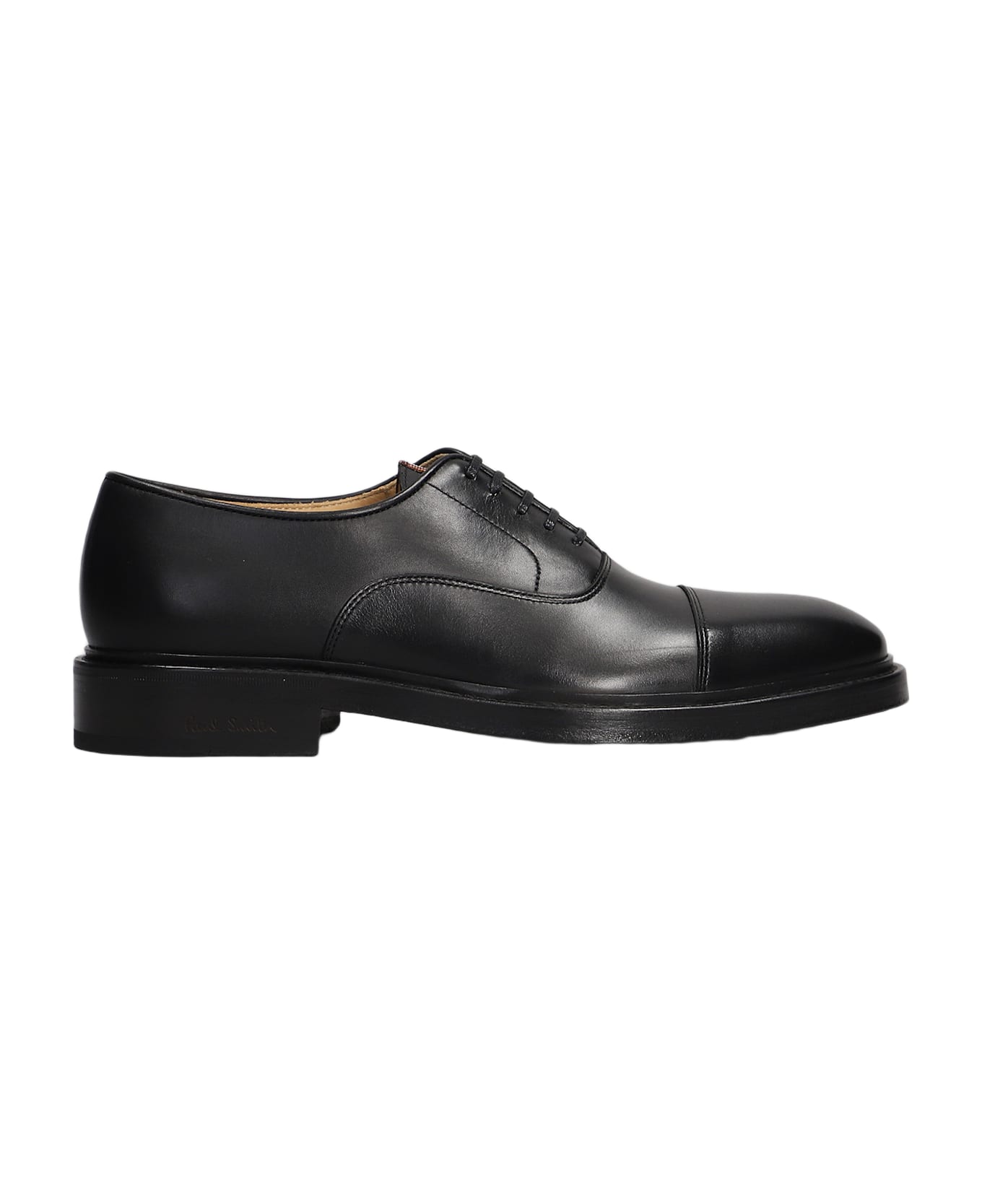 Paul Smith Balthazar Lace Up Shoes In Black Leather - black