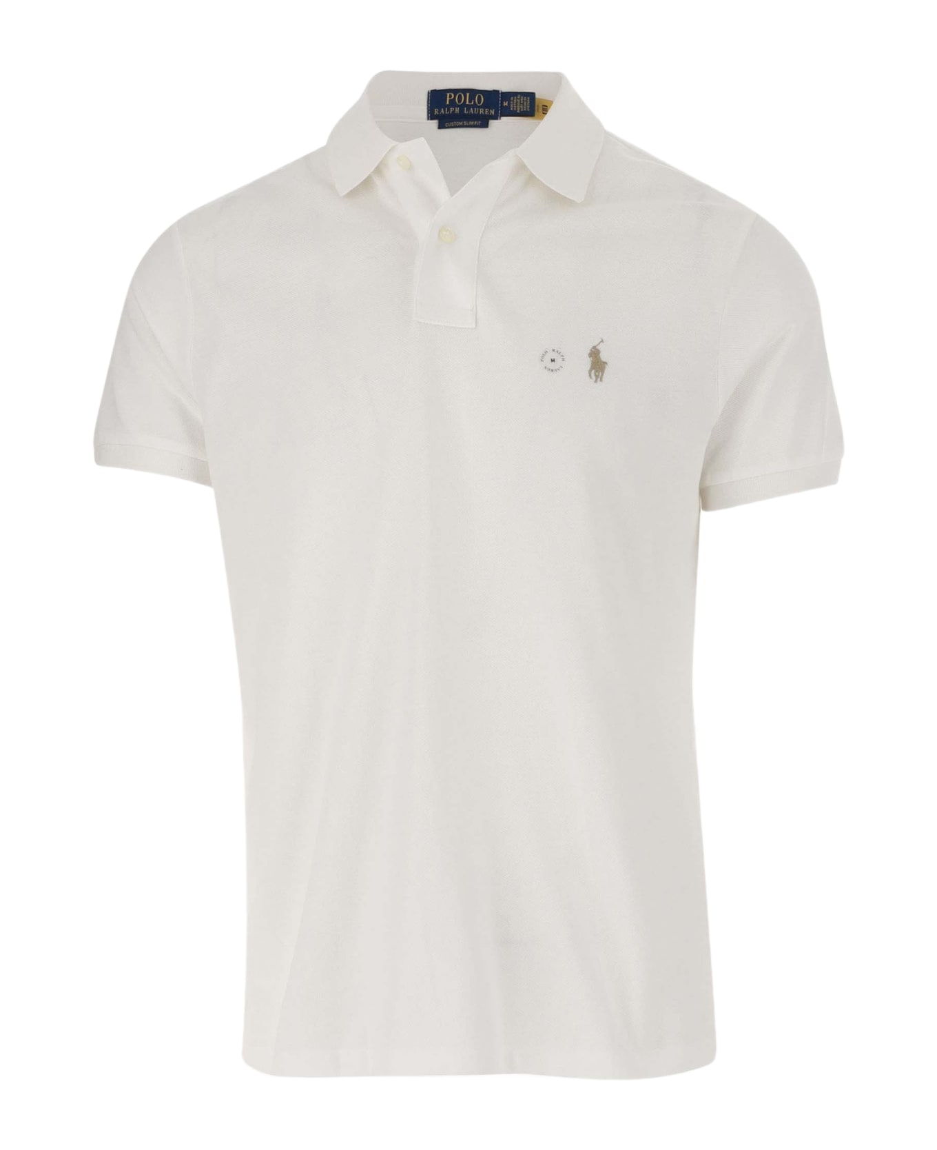 Ralph Lauren Cotton Polo Shirt With Logo - White