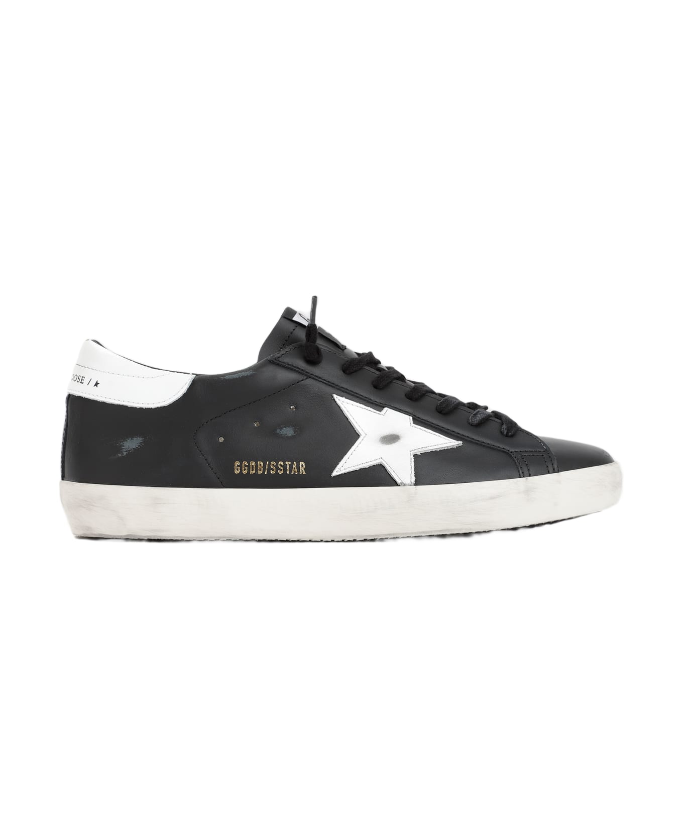 Golden Goose Superstar Sneakers - Black White