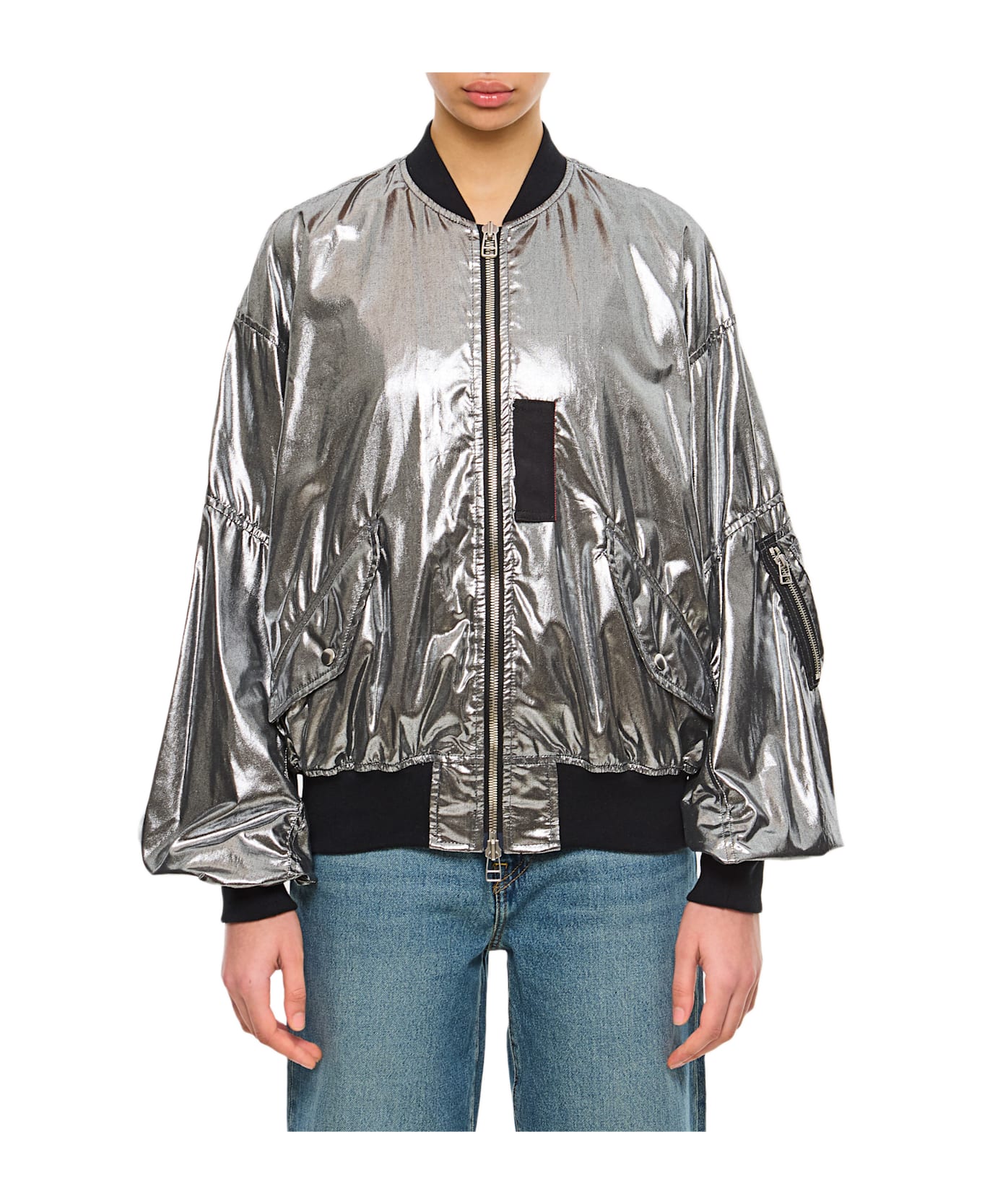Junya Watanabe Bomber Jacket - Silver