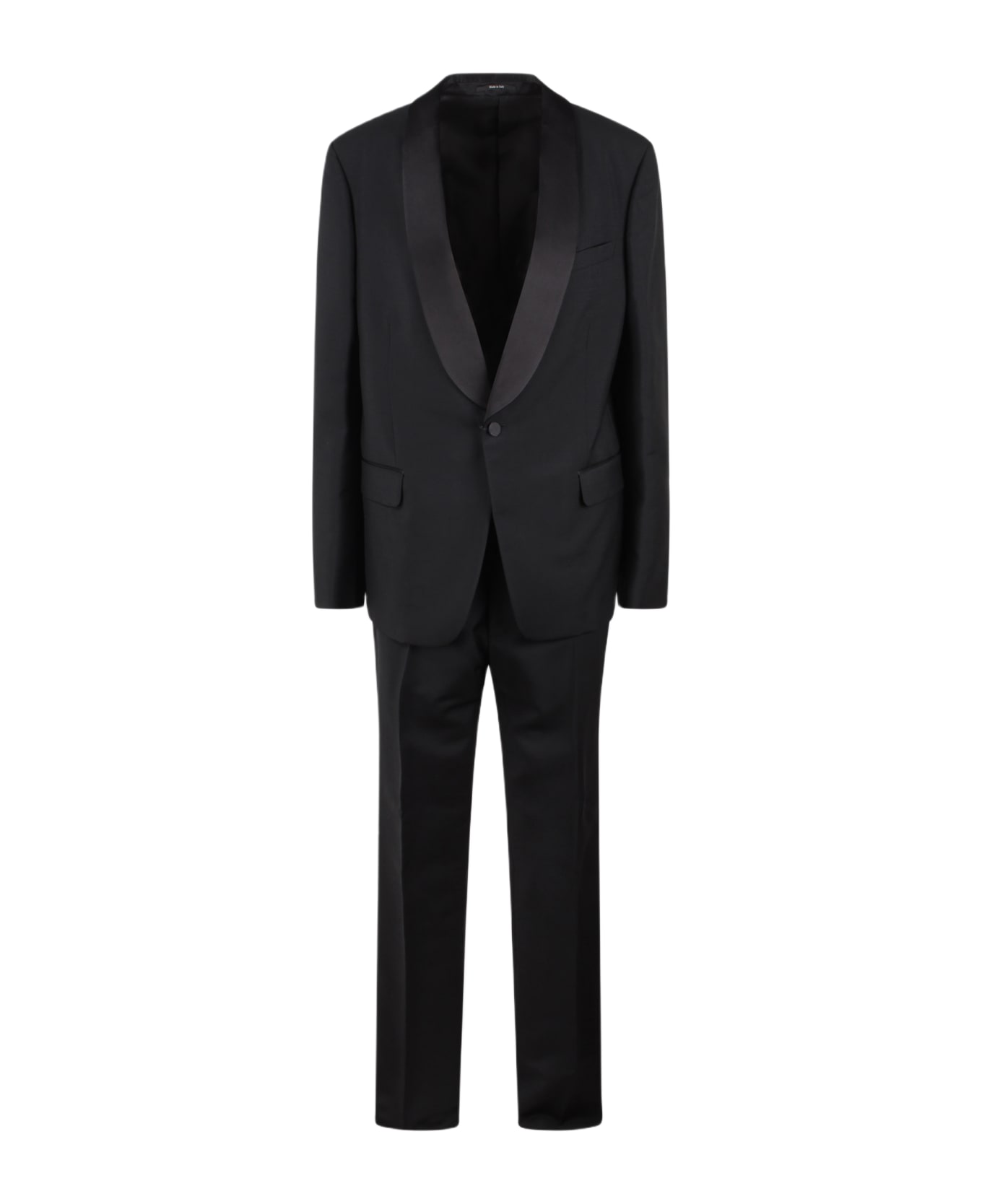 Gucci Slim Fit Wool Suit - Black