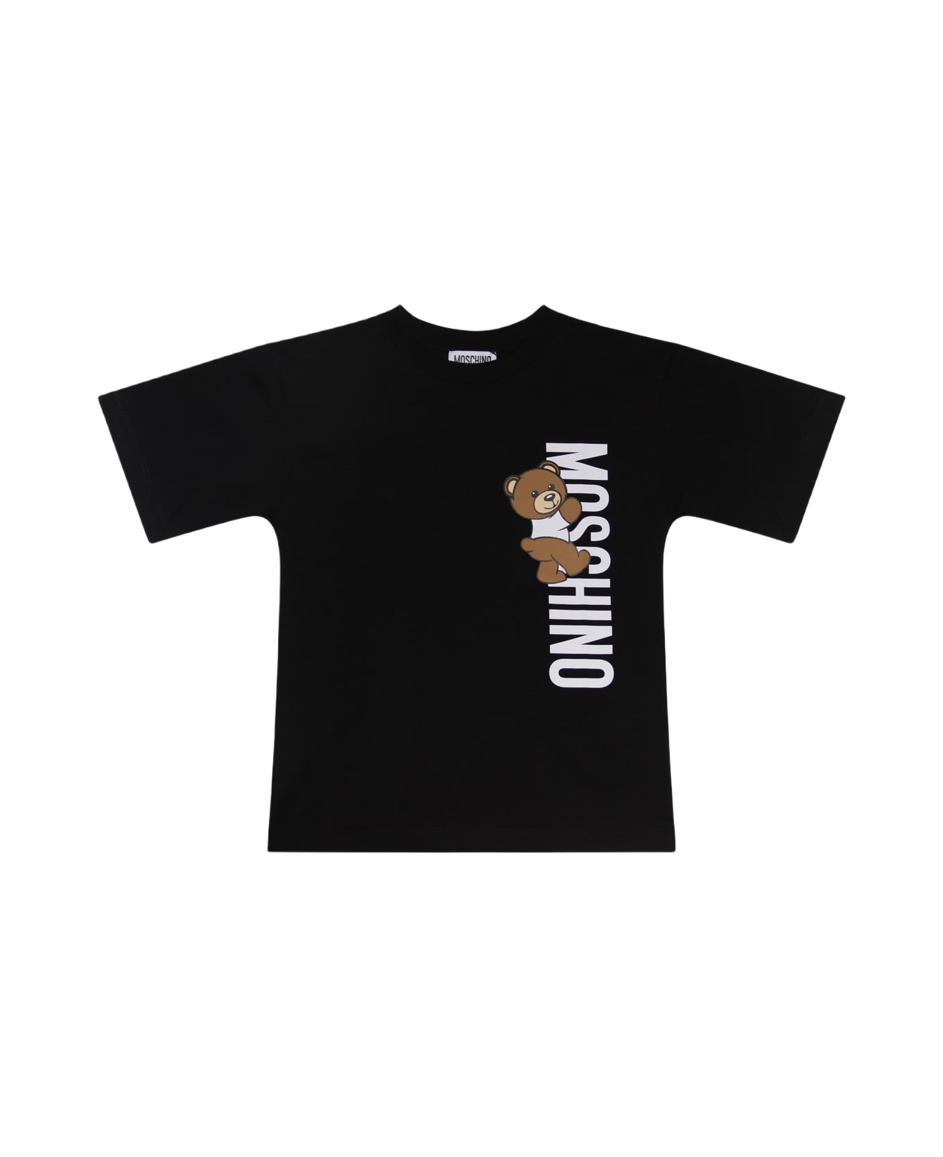 Moschino Black Cotton T-shirt - Black Tシャツ＆ポロシャツ