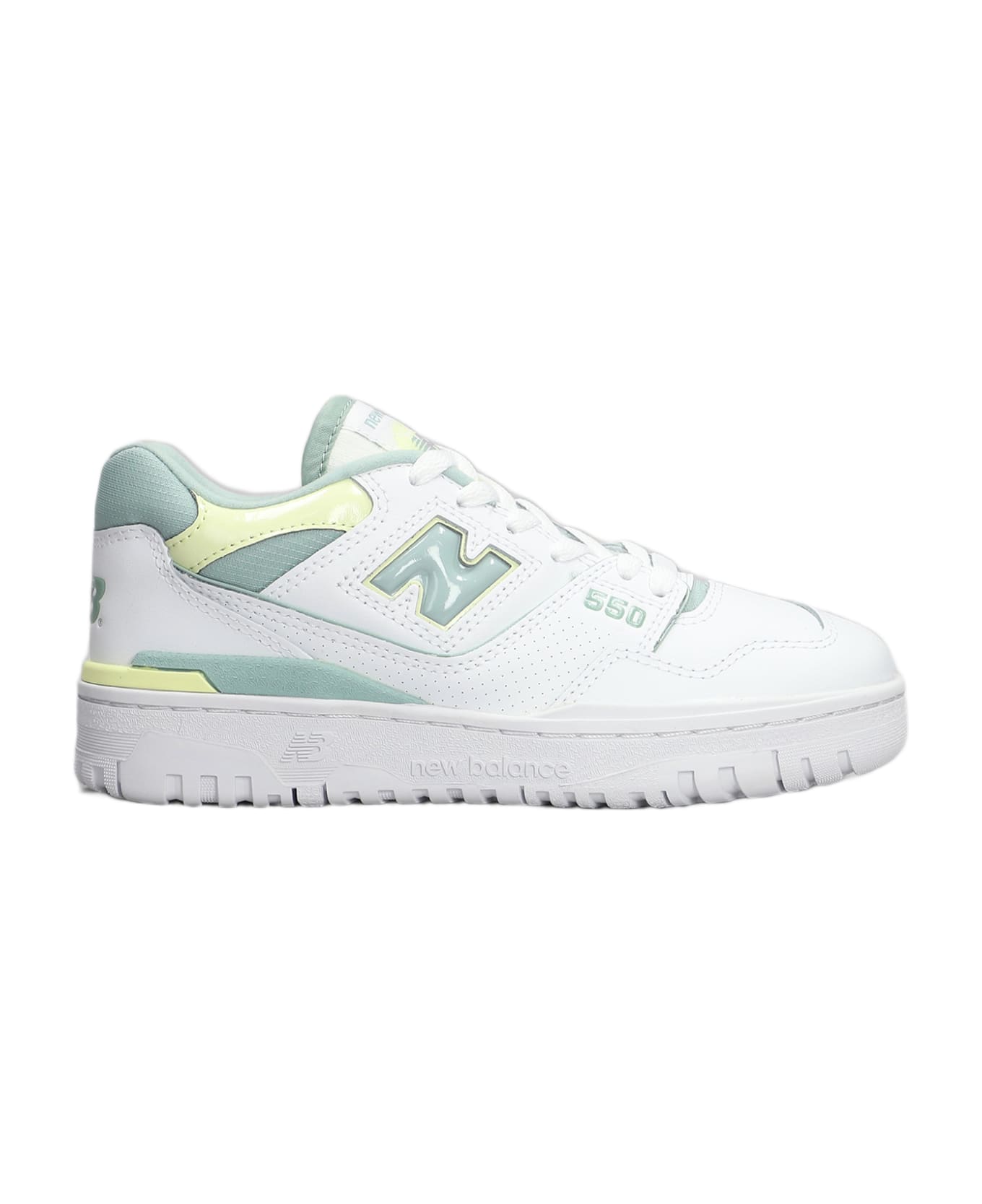 New Balance 550 Sneakers In White Leather - white