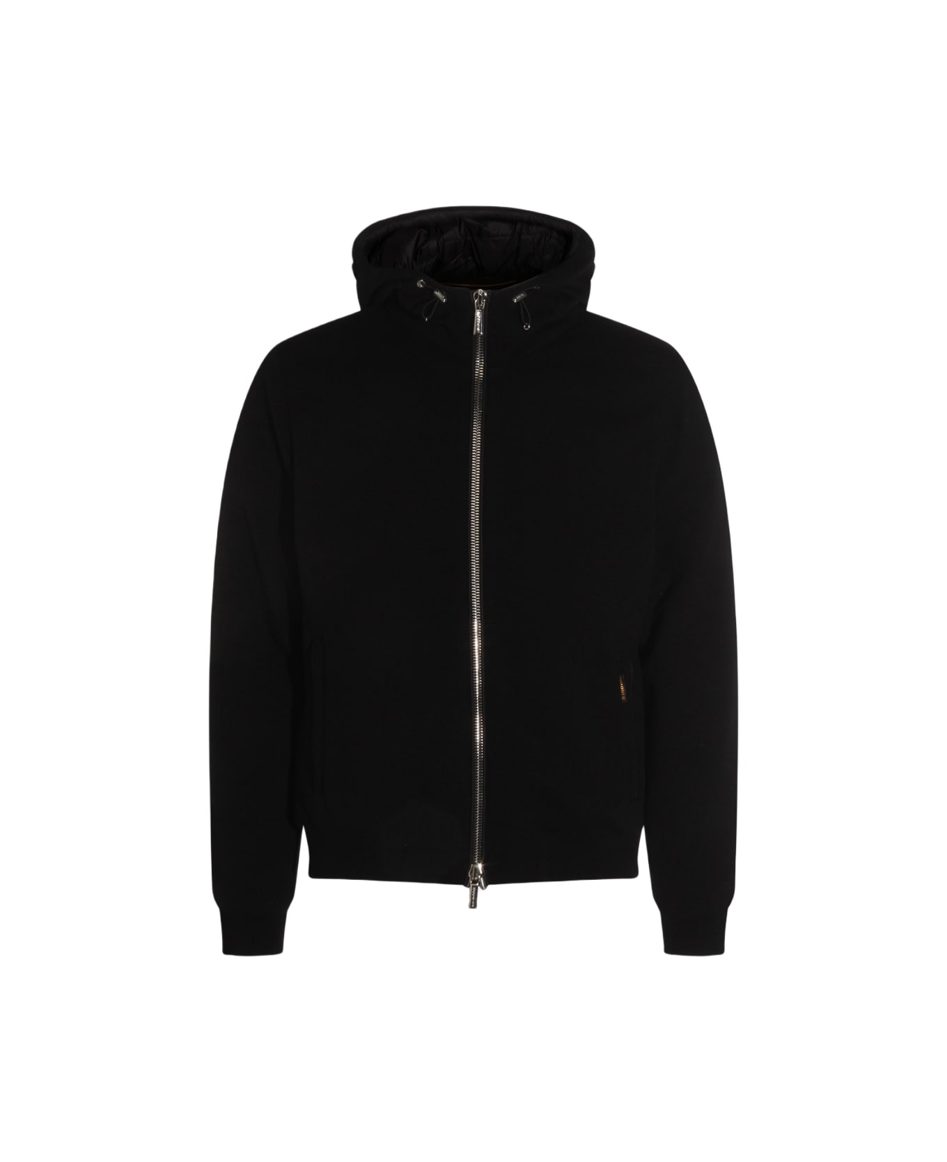 Moorer Black Wool Down Jacket - Black