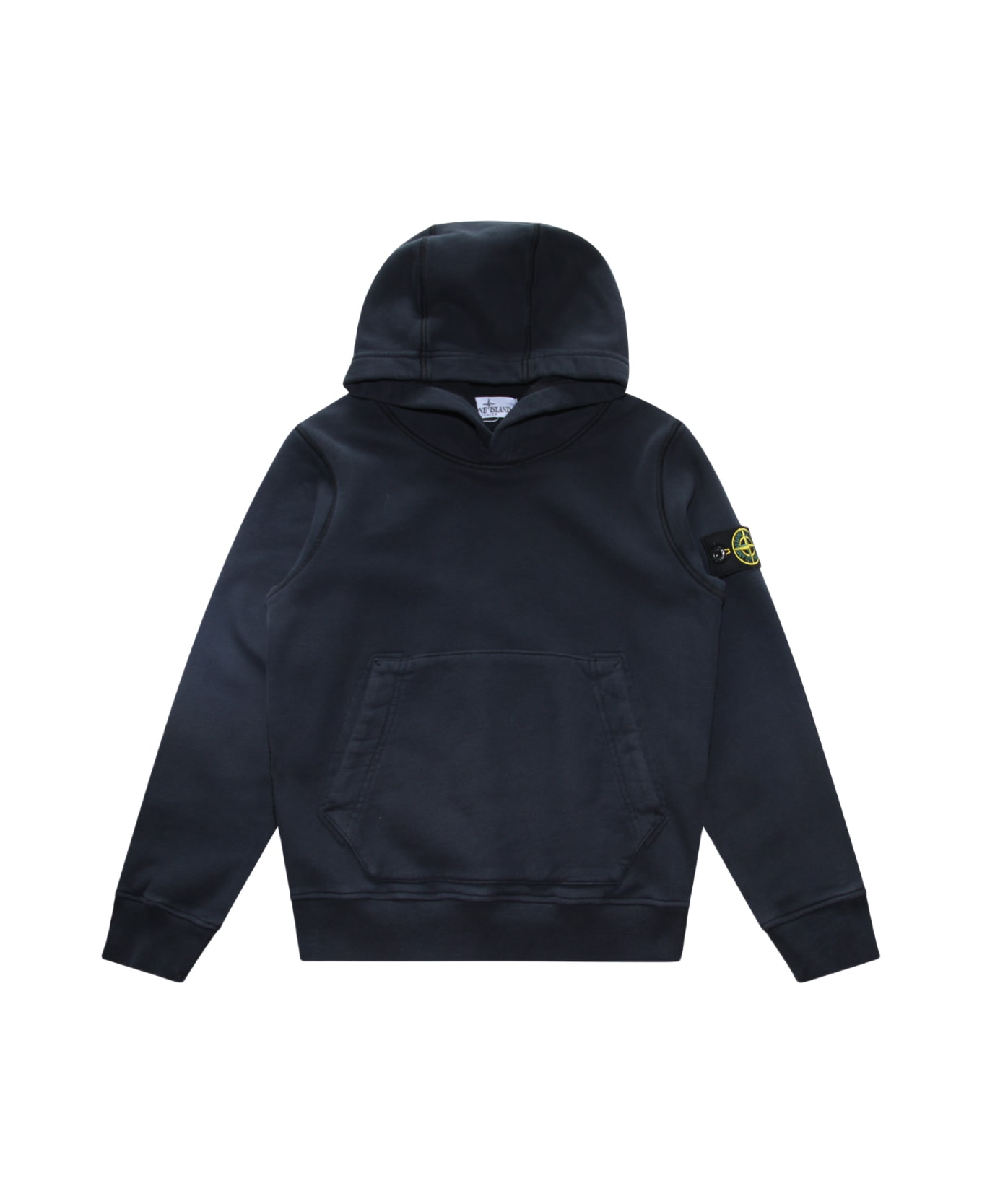 Stone Island Navy Blue Cotton Sweatshirt - Blue