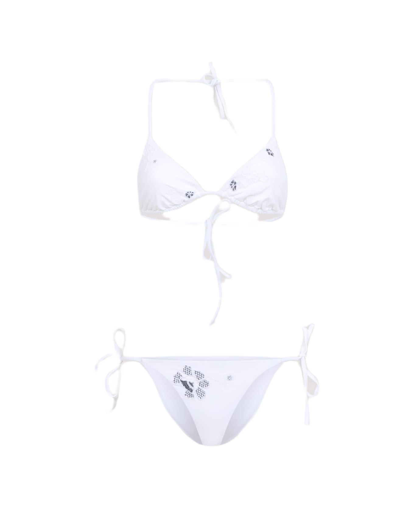 Ermanno Scervino Bikini - Ricamo Bianco