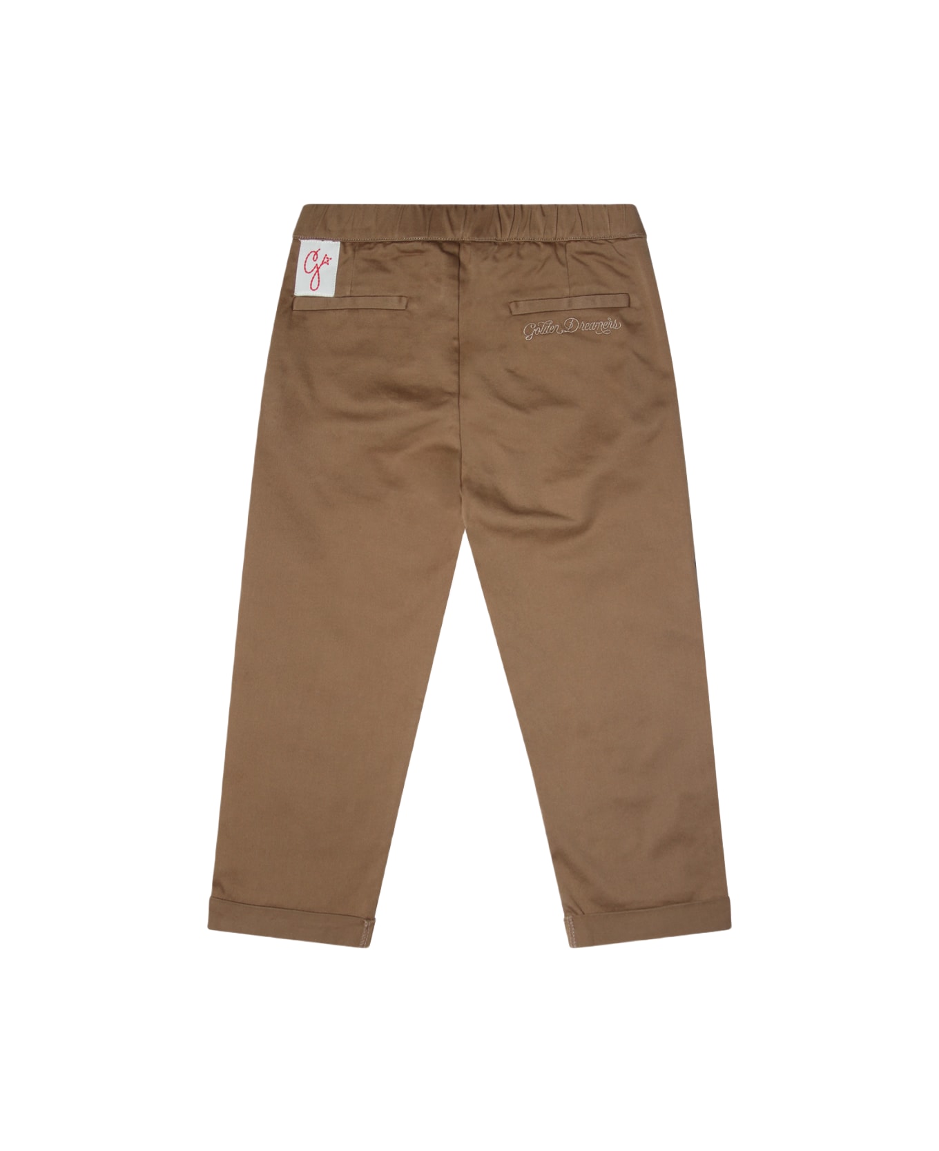 Golden Goose Caramel Cotton Stretch Pants - Brown