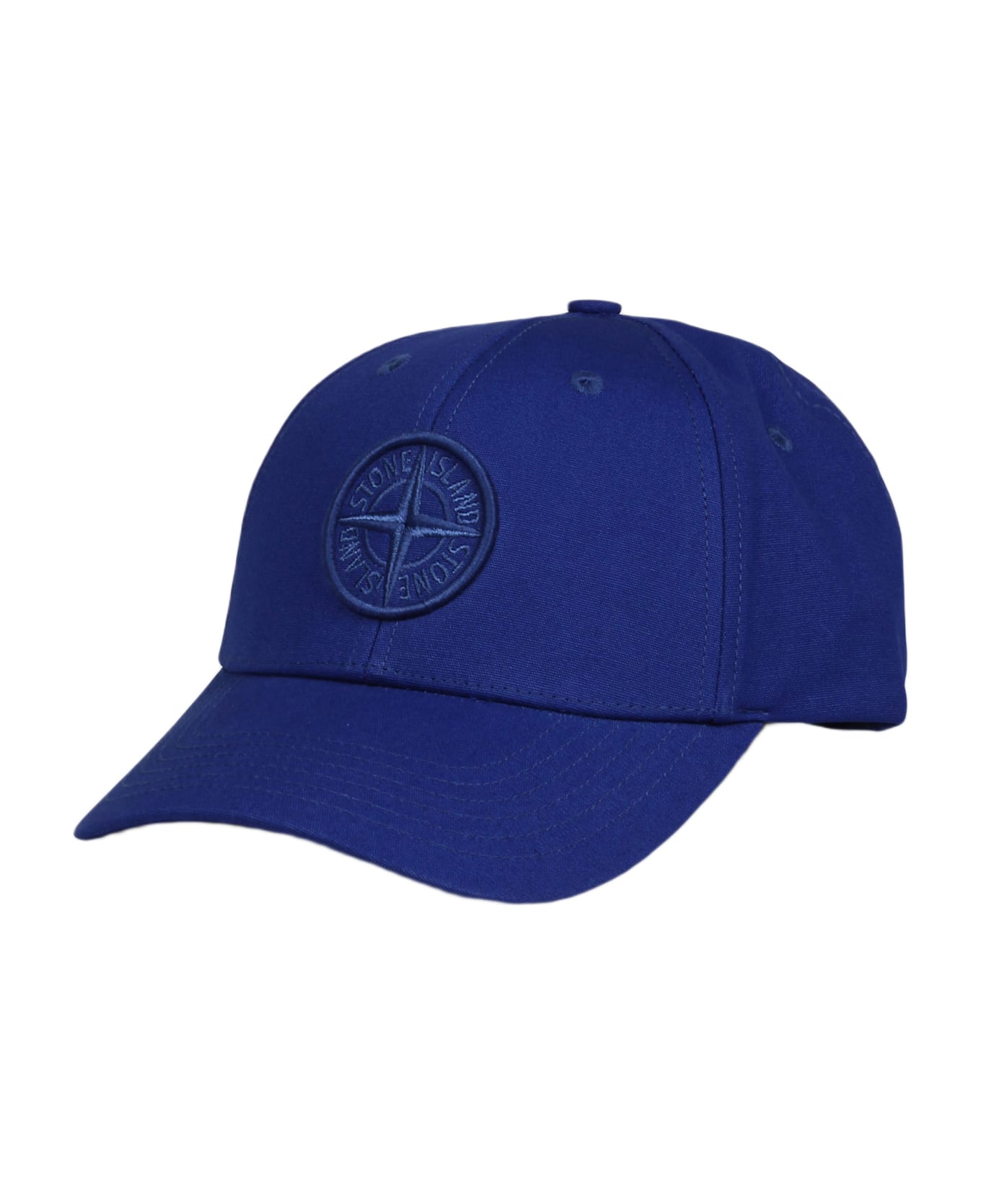 Stone Island Cotton Rep Hat - Blue