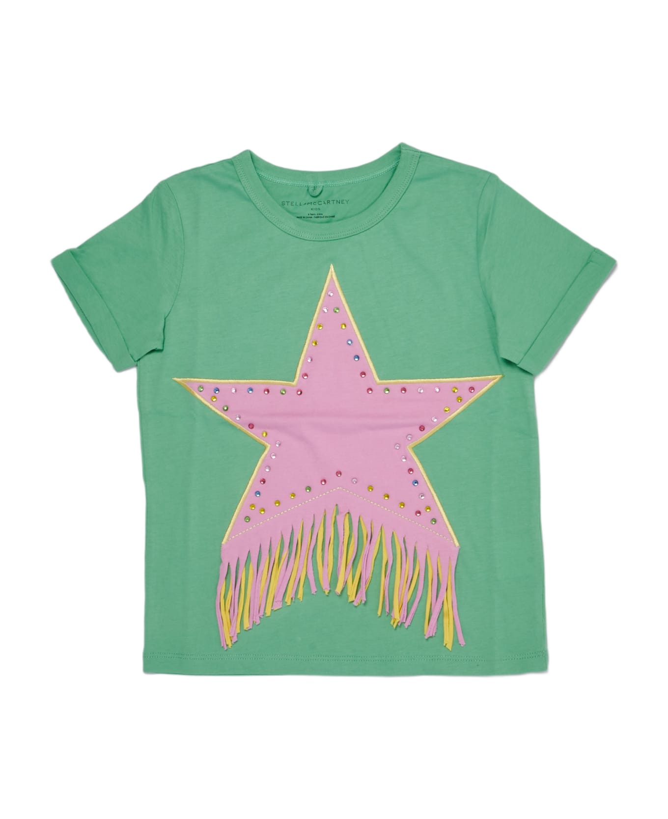 Stella McCartney T-shirt T-shirt - VERDE-ROSA